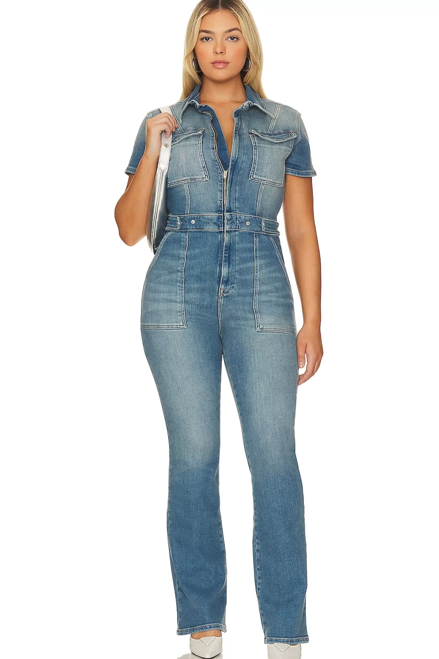 Fit For Success Bootcut Jumpsuit>Good American Shop