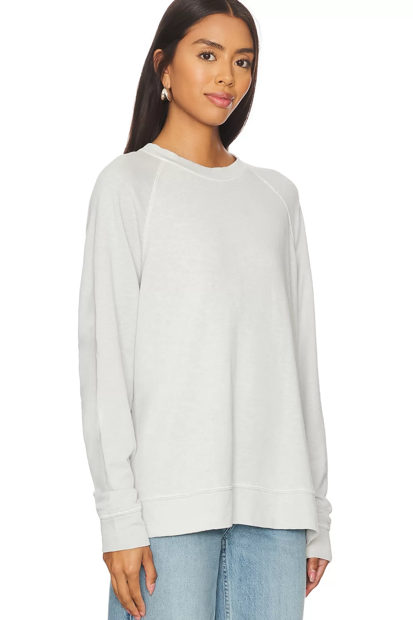 French Terry Relaxed Sweatshirt>James Perse Clearance