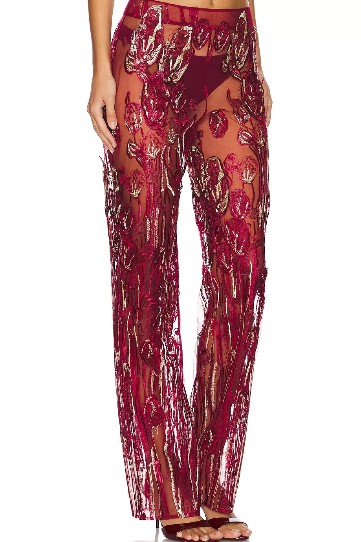 Full Length Embroide Pants>Kim Shui Shop