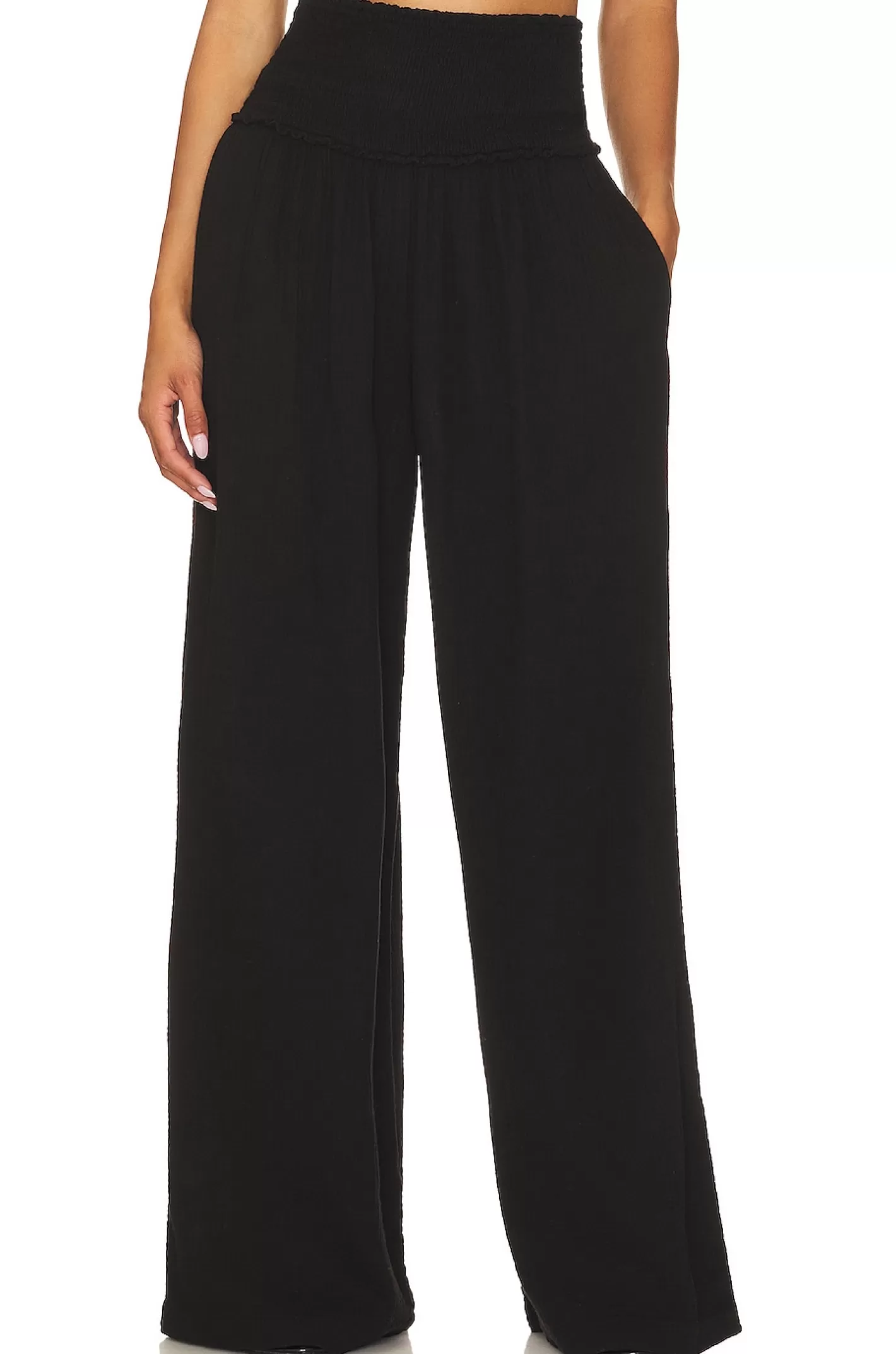 Gauze Smocked Flare Pant>MONROW Best