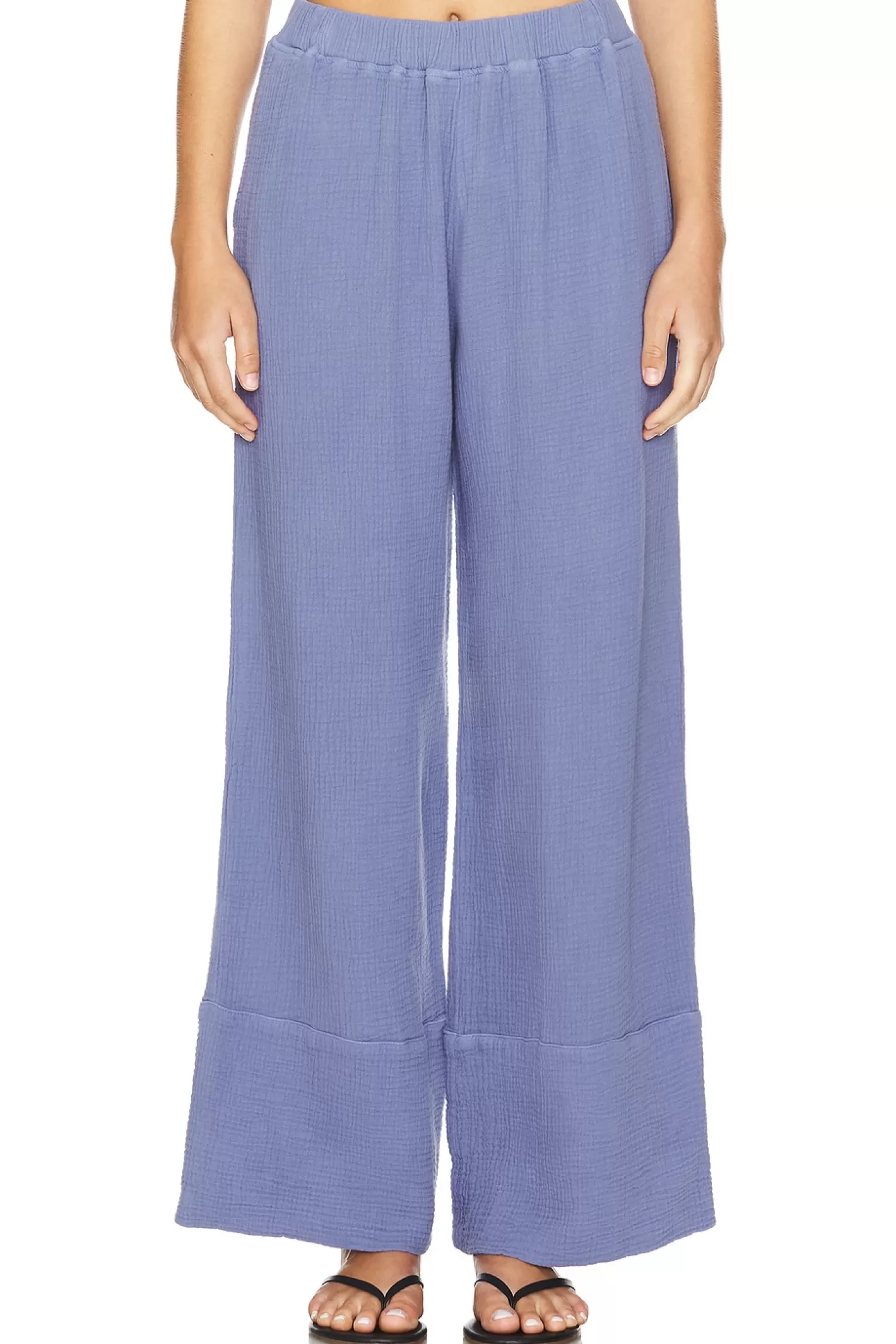 Gauze Wide Leg Pant>MONROW Sale