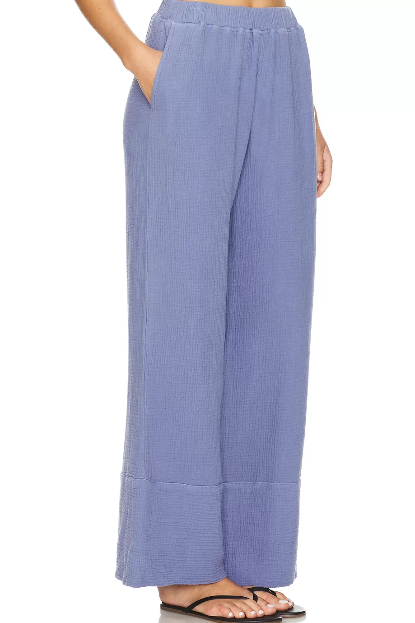 Gauze Wide Leg Pant>MONROW Sale