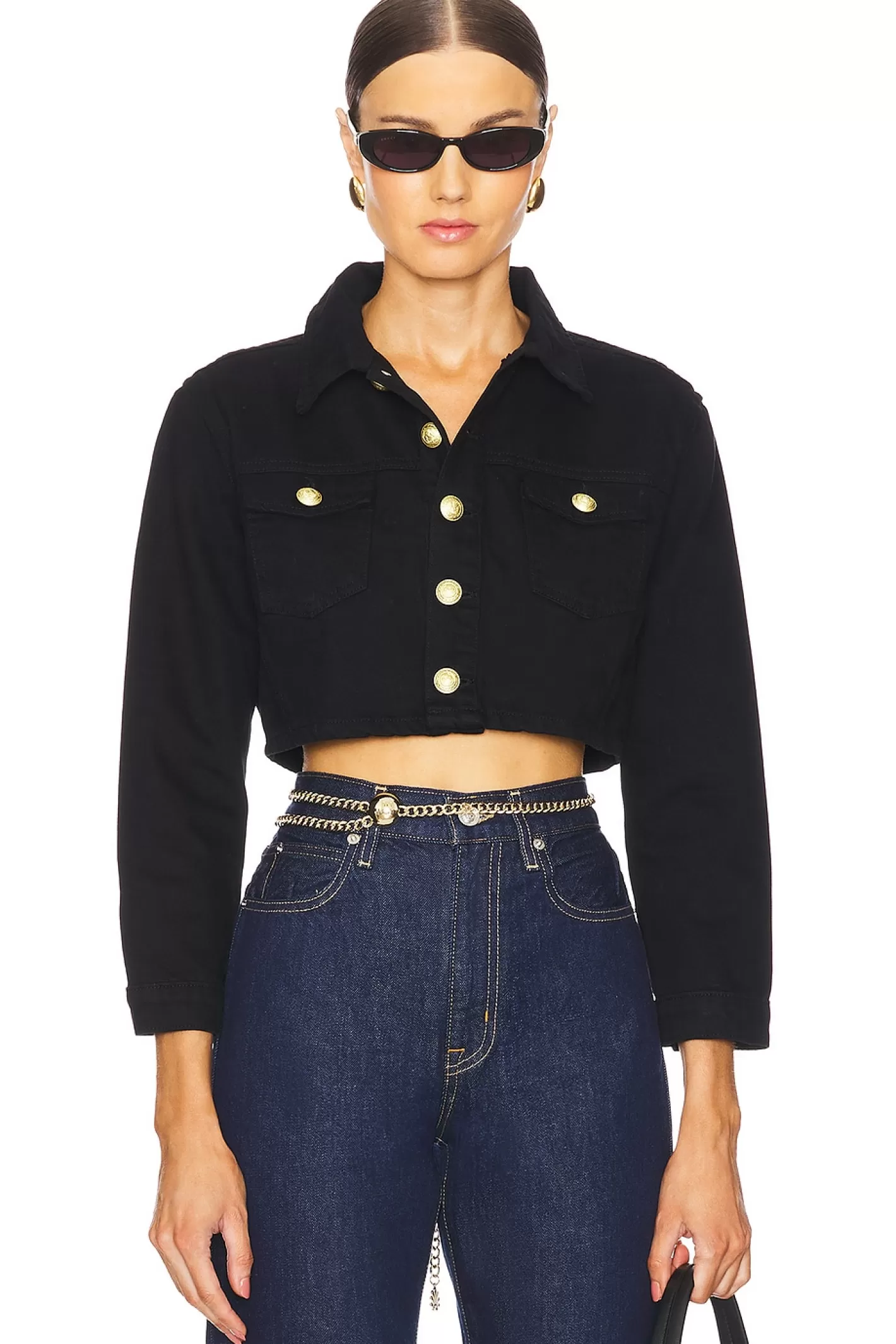 Genevie Cropped Jacket>L'AGENCE Hot