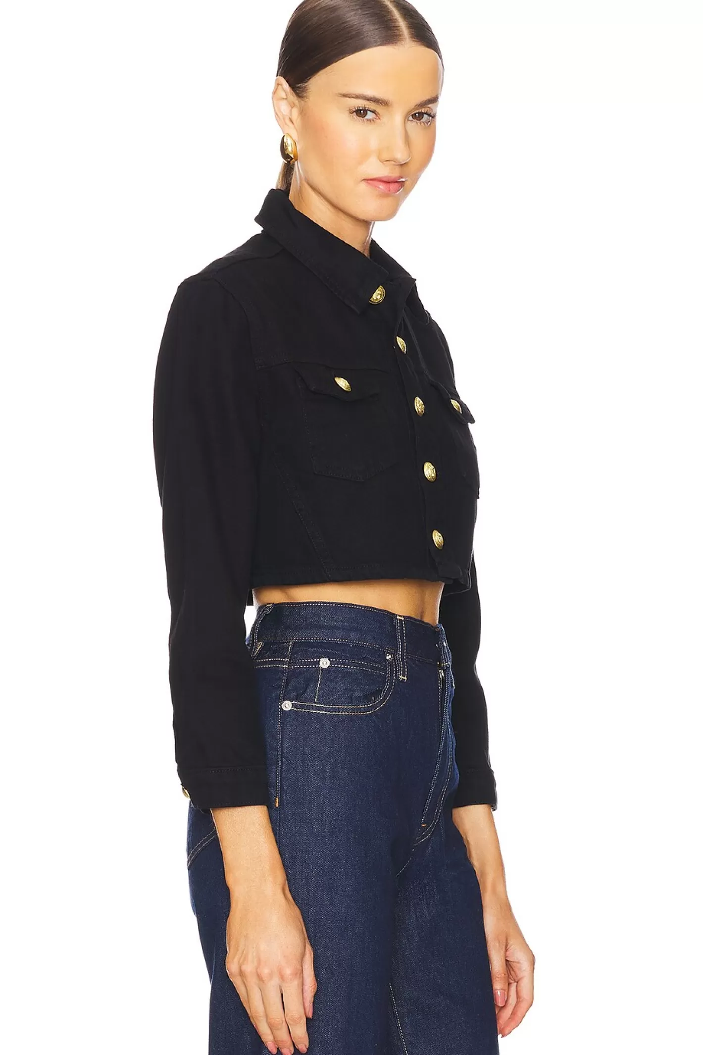 Genevie Cropped Jacket>L'AGENCE Hot