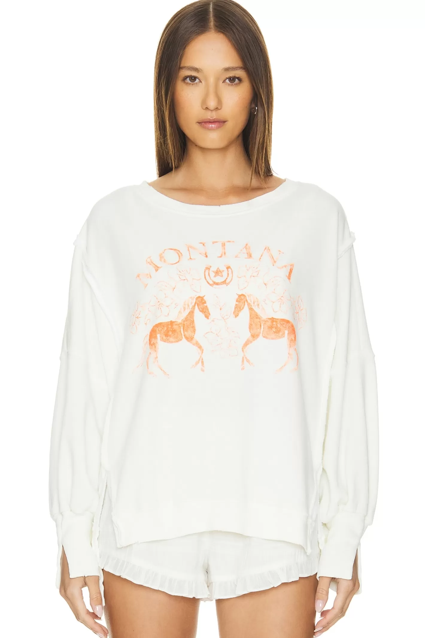 Graphic Camden Sweatshirt>Free People Cheap