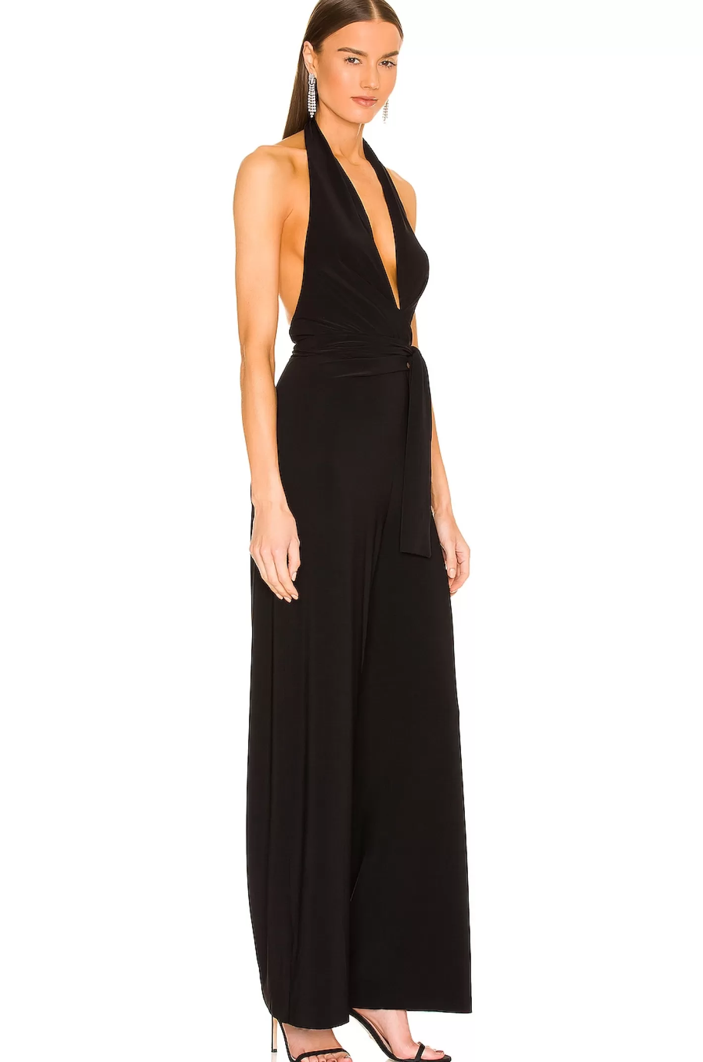 Halter Wrap Straight Leg Jumpsuit>Norma Kamali Sale