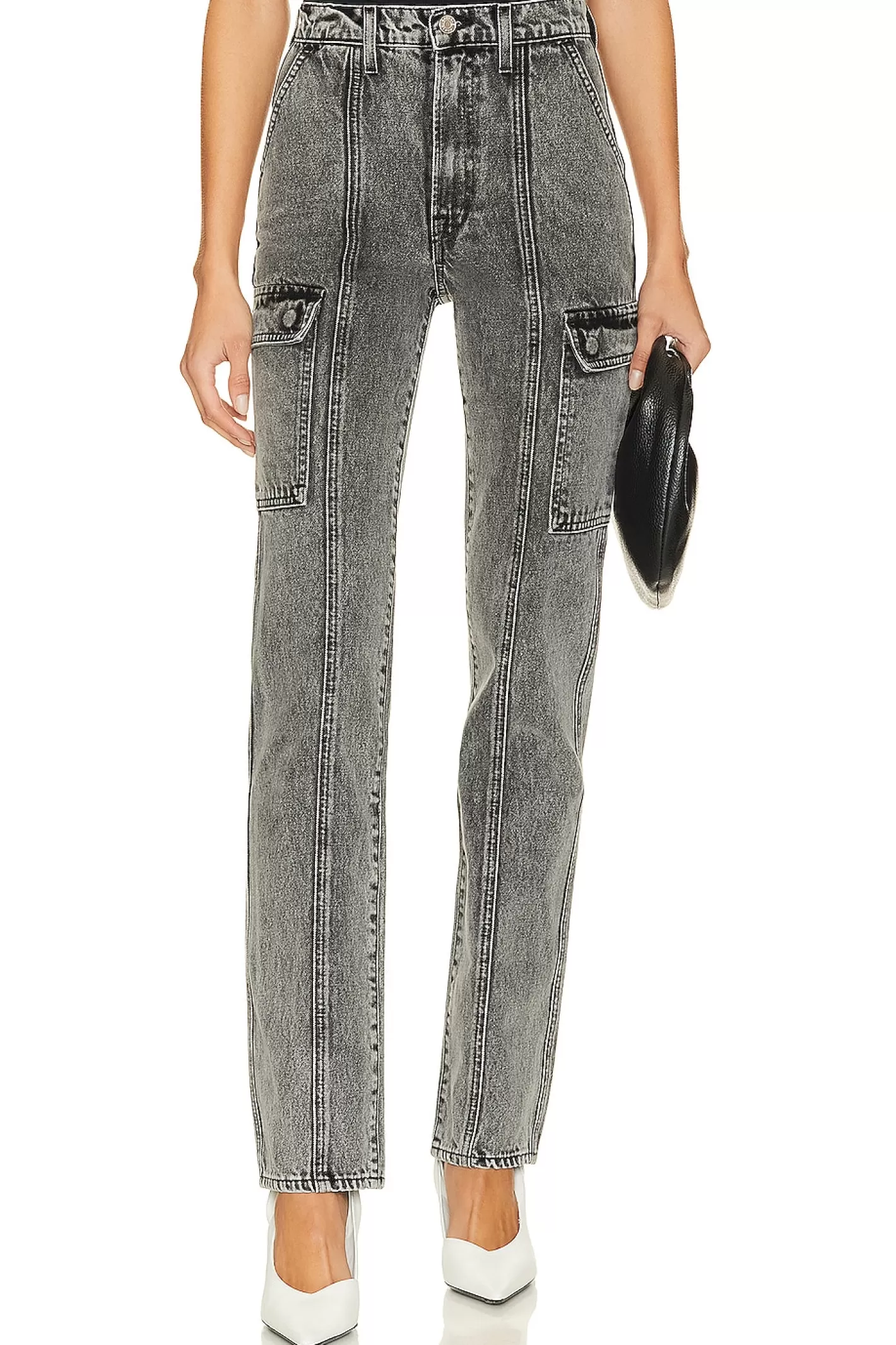 Harper High Rise Slim Cargo>GRLFRND Outlet