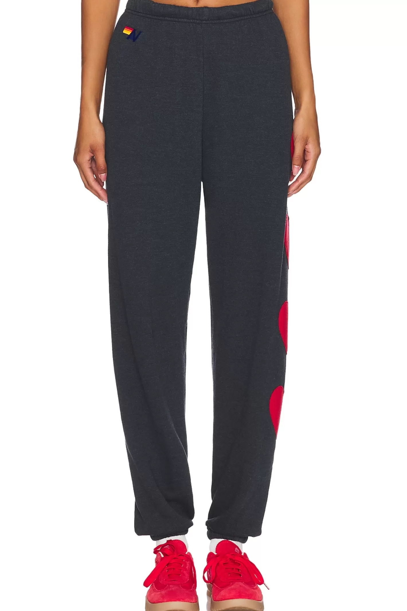 Heart Embroidery Sweatpant>Aviator Nation Shop