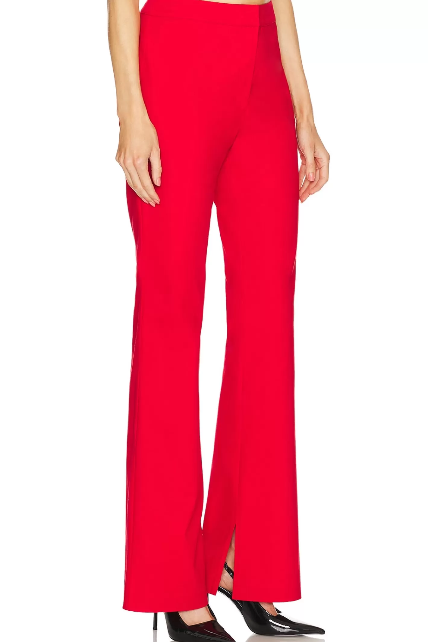 High Rise Slit-detailed Canvas Pant>SELMACILEK Flash Sale