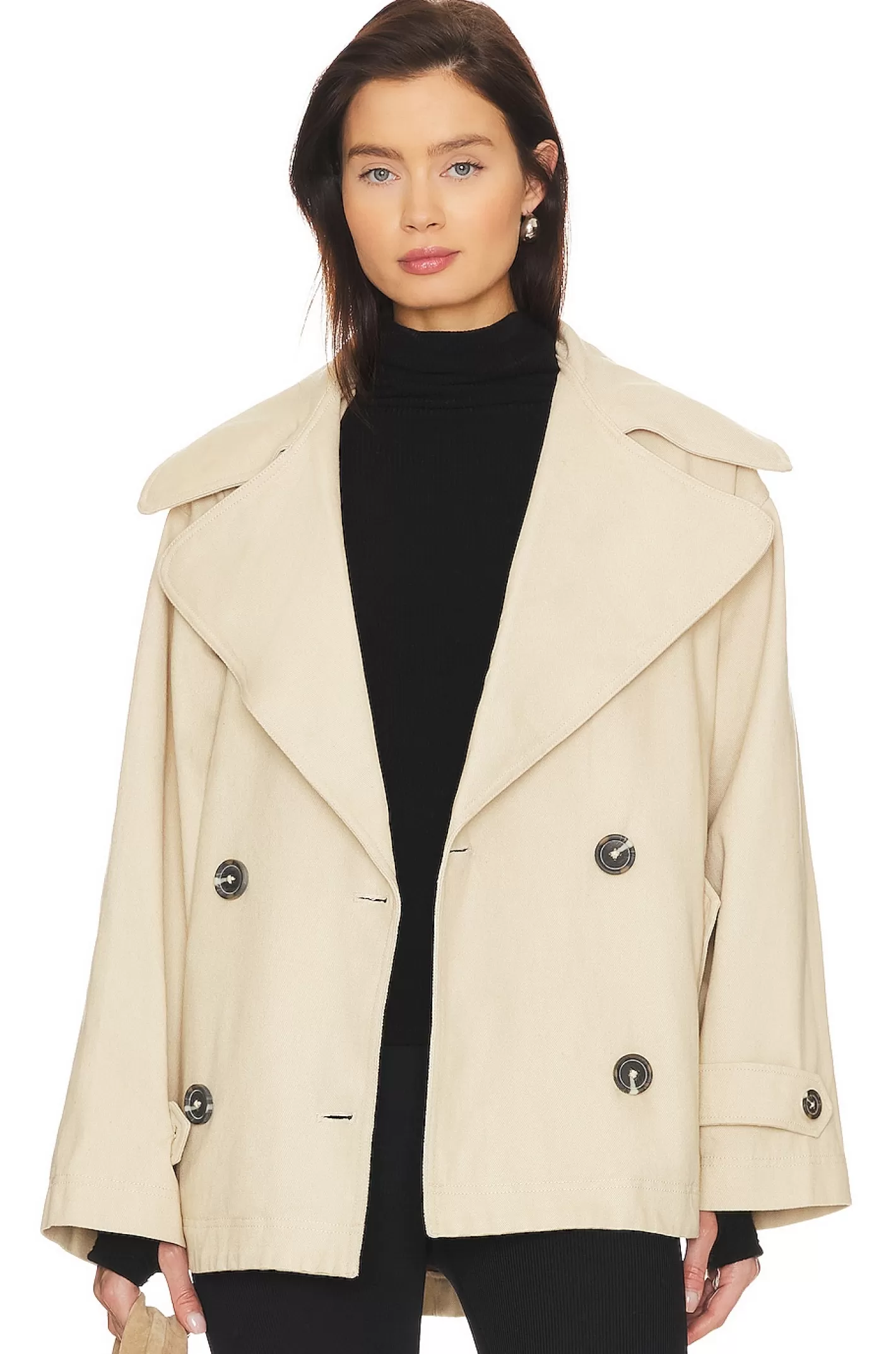 Highlands Peacoat In Tea Combo>Free People Clearance