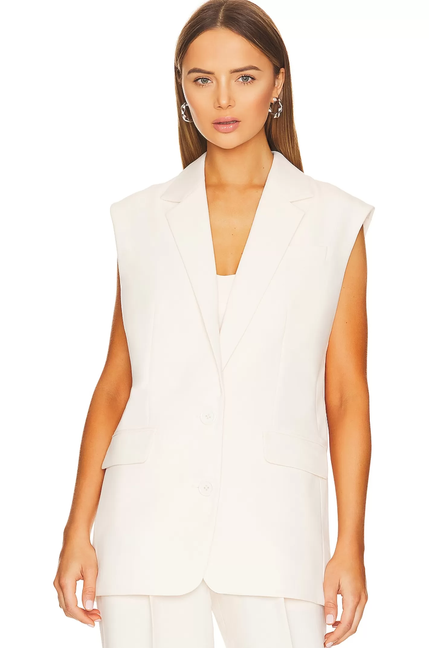 Irena Sleeveless Tailored Blazer>Shona Joy New