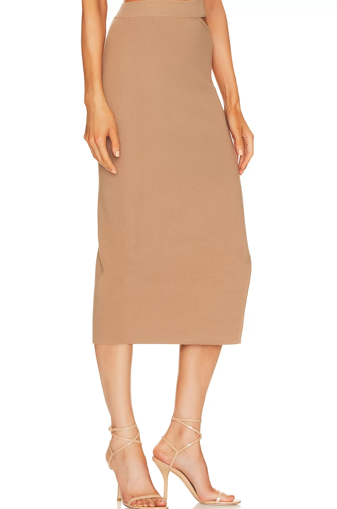 Ismane Knit Midi Skirt>Michael Costello Shop