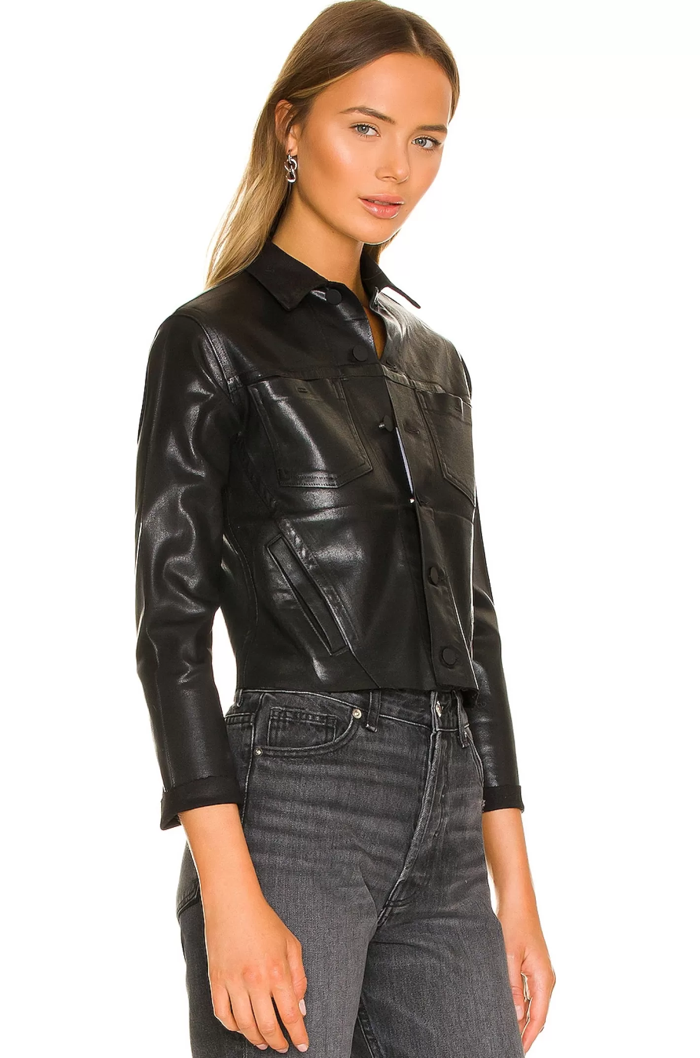 Janelle Slim Jacket>L'AGENCE Discount