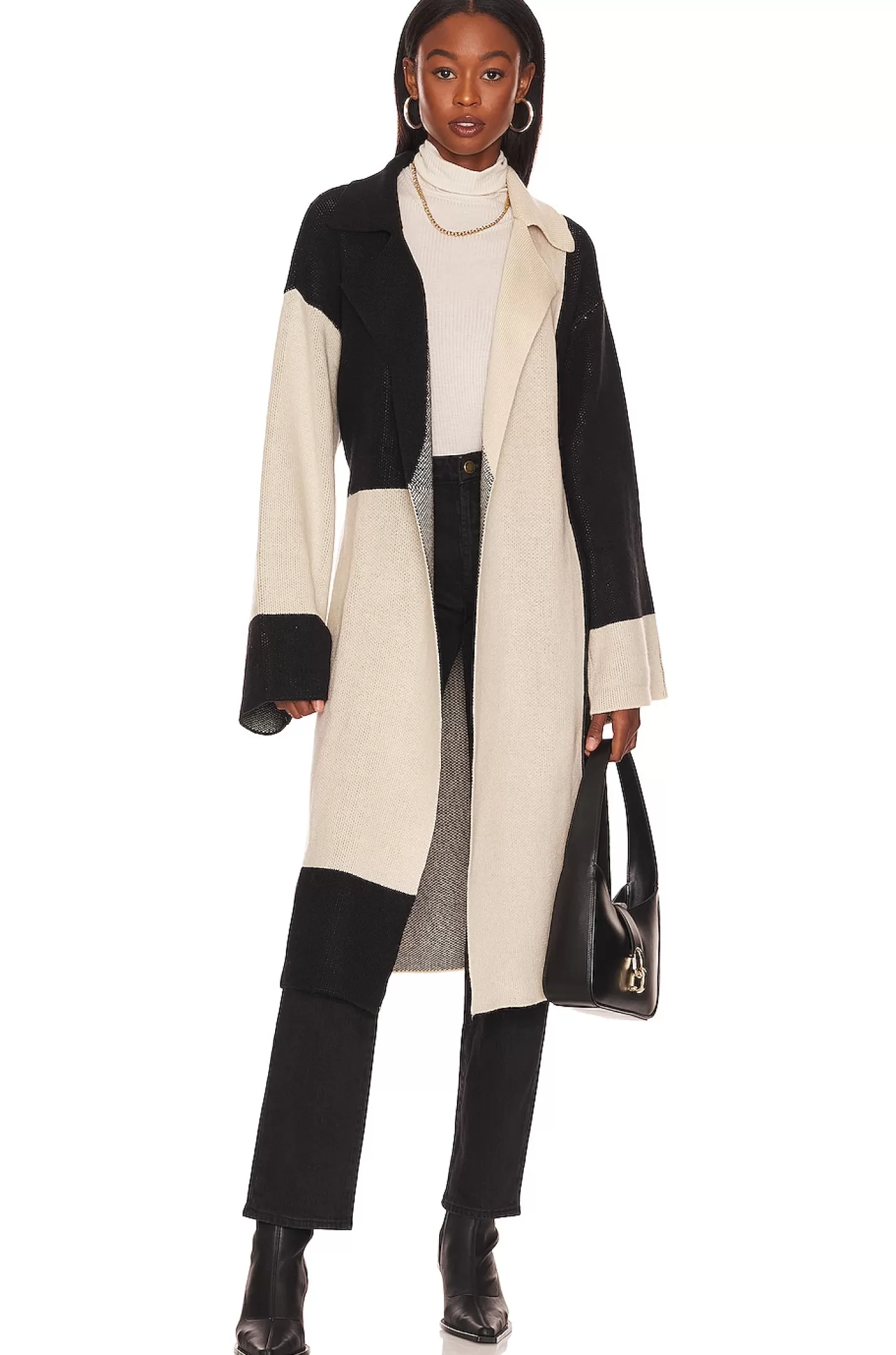 Jaren Color Block Long Cardigan>L'Academie Sale