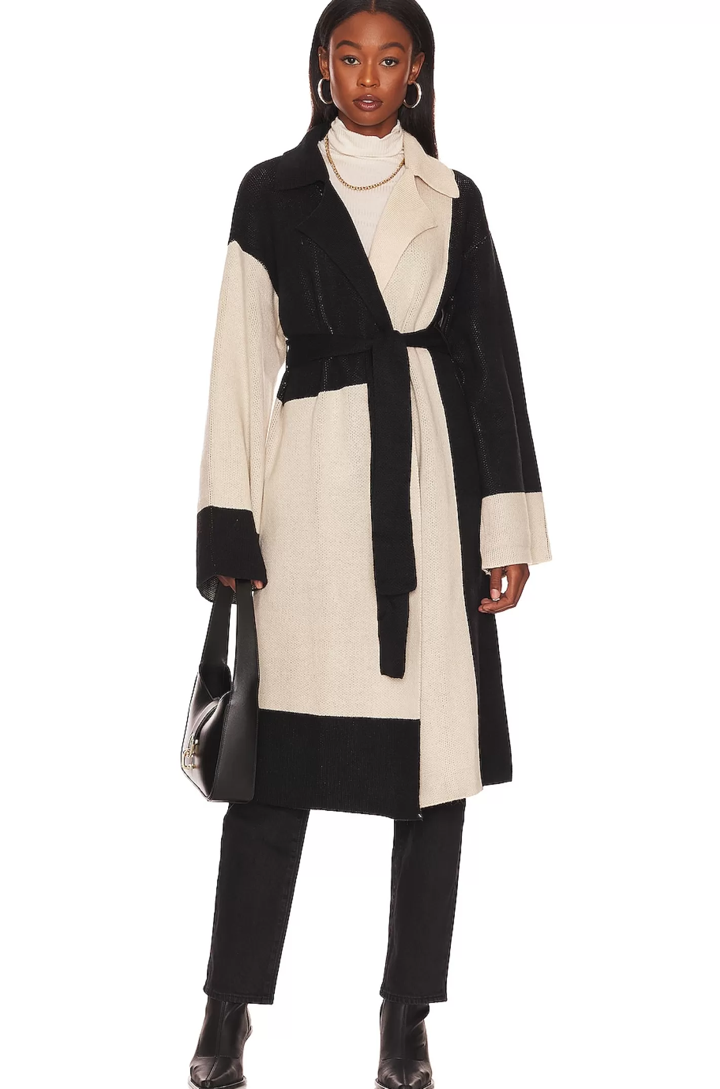 Jaren Color Block Long Cardigan>L'Academie Sale