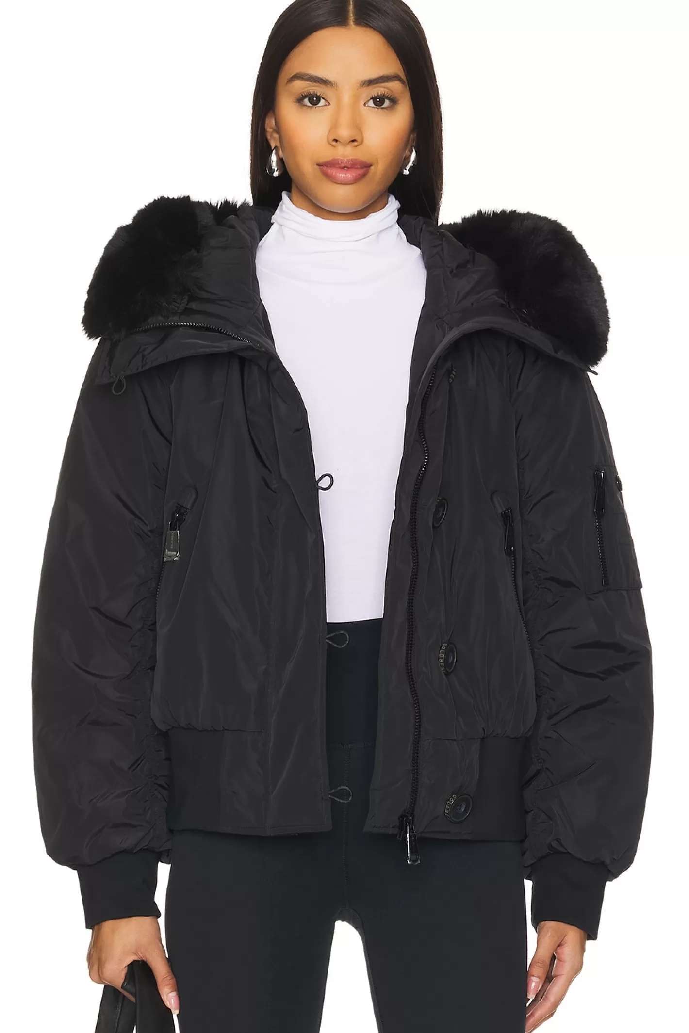 Jeanne Bomber Jacket With Faux Fur>Goldbergh Online