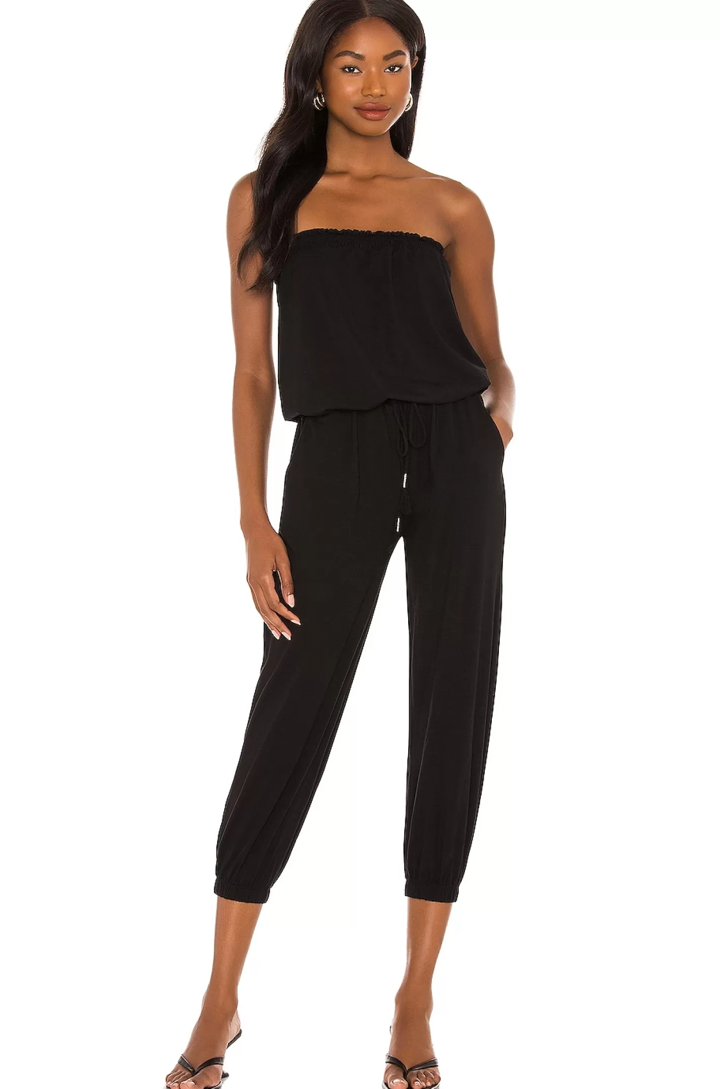 Jersey Strapless Jumpsuit>Bobi Sale