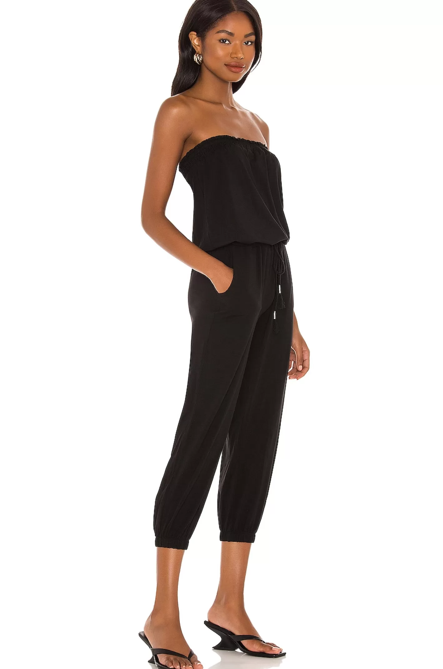 Jersey Strapless Jumpsuit>Bobi Sale