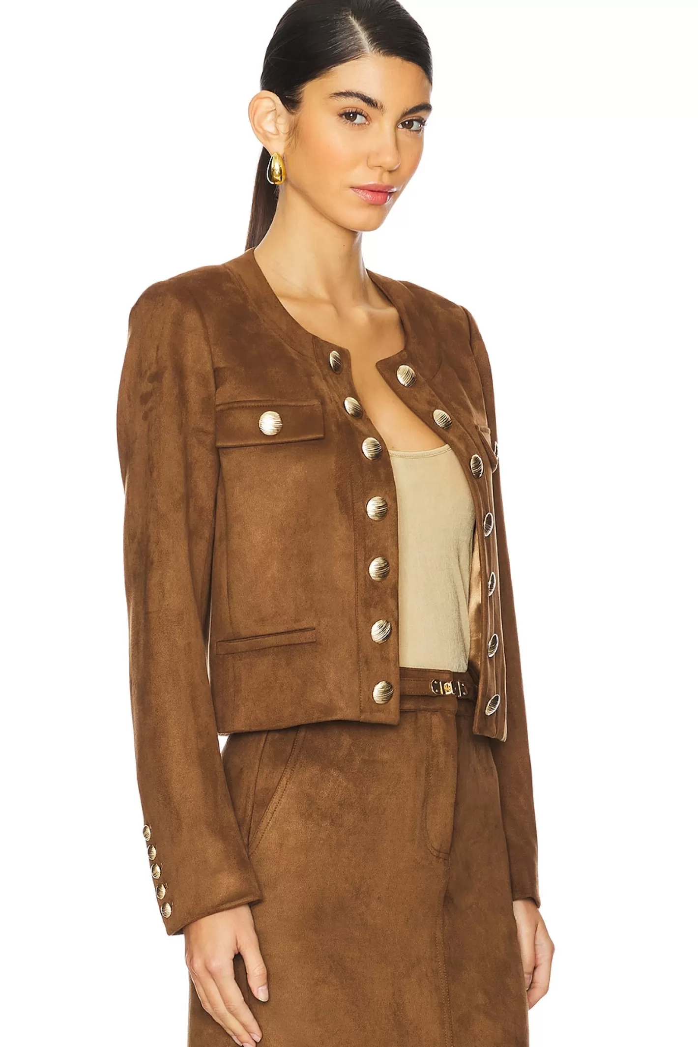 Karson Faux Suede Jacket>Generation Love Cheap