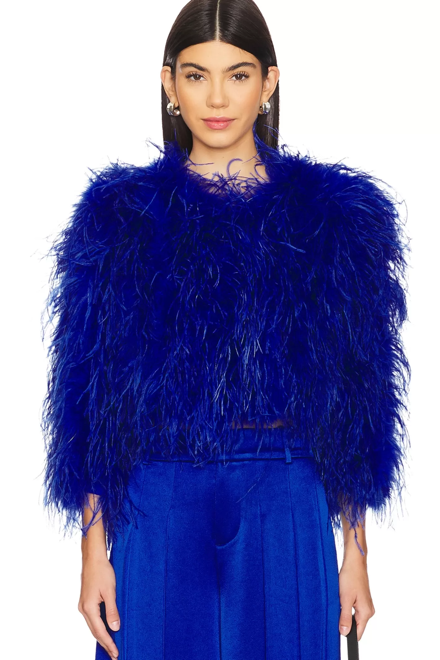 Kidman Feather Jacket>Alice + Olivia Hot