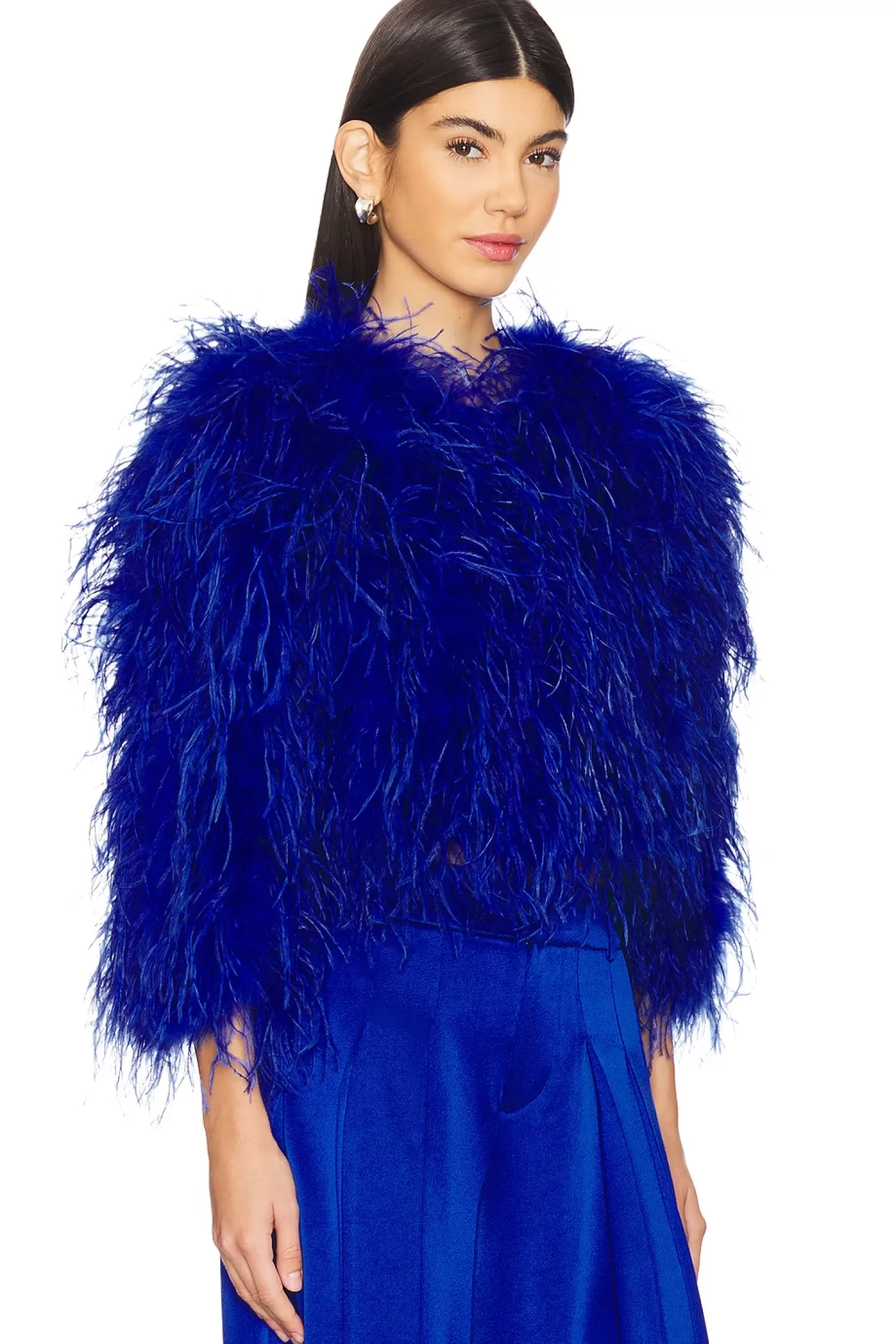 Kidman Feather Jacket>Alice + Olivia Hot