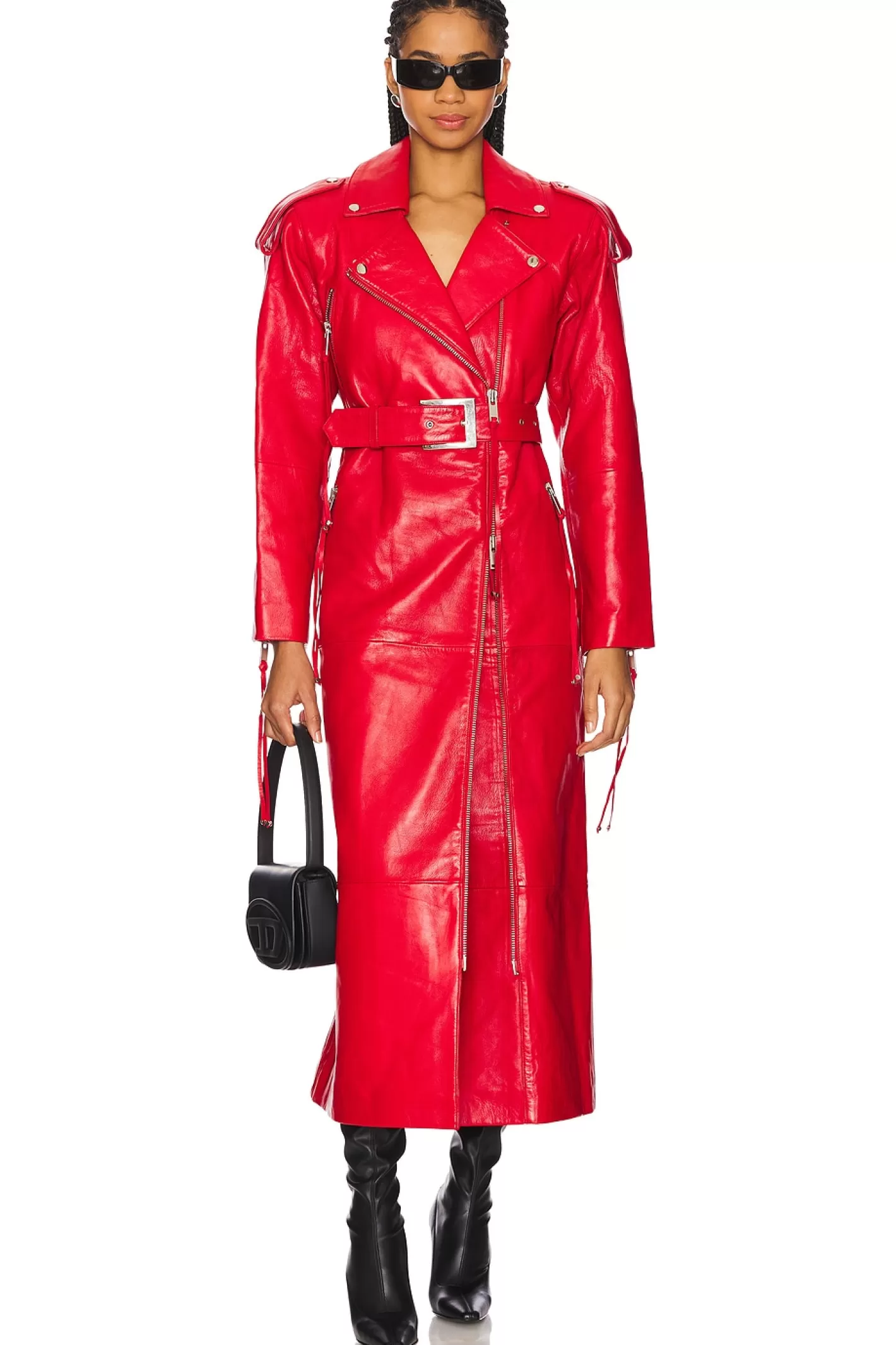 Knightley Leather Trench Coat>retrofete Store