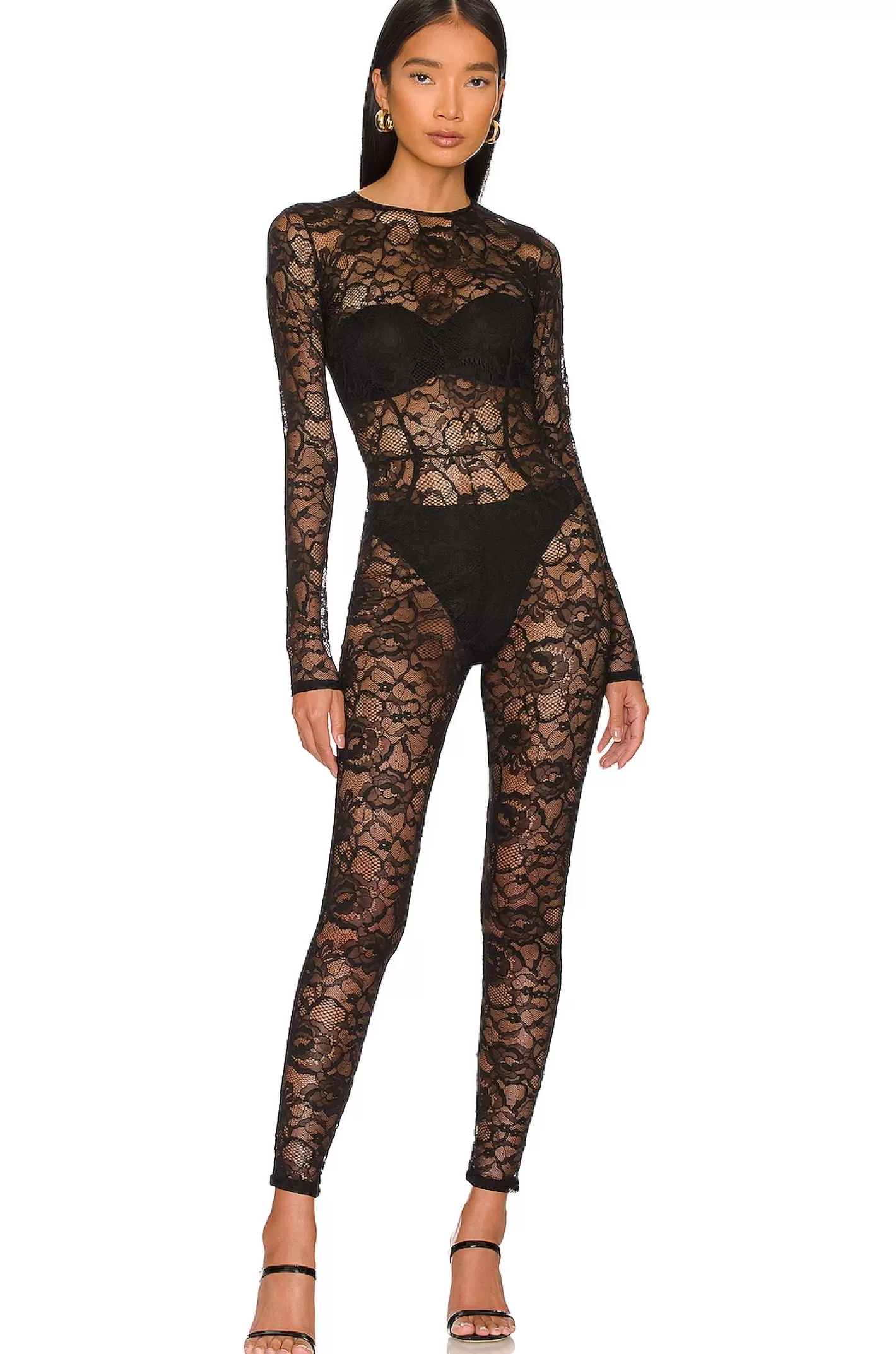 Lace Catsuit>fleur du mal Shop