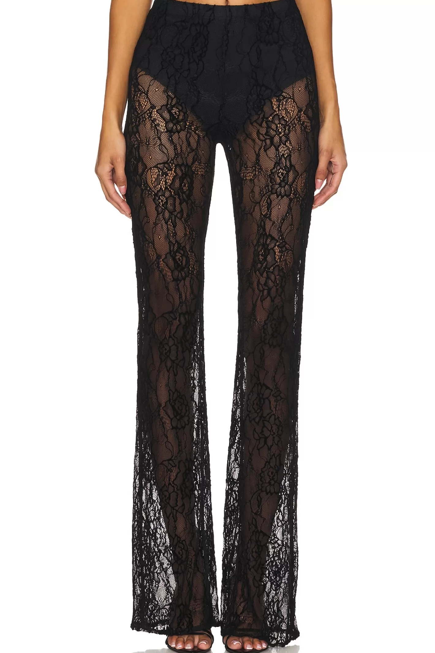 Lace Flare Pant>Good American Flash Sale