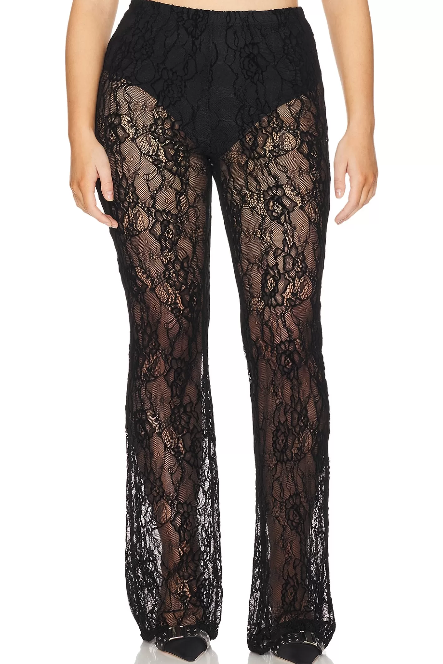 Lace Flare Pant>Good American Flash Sale