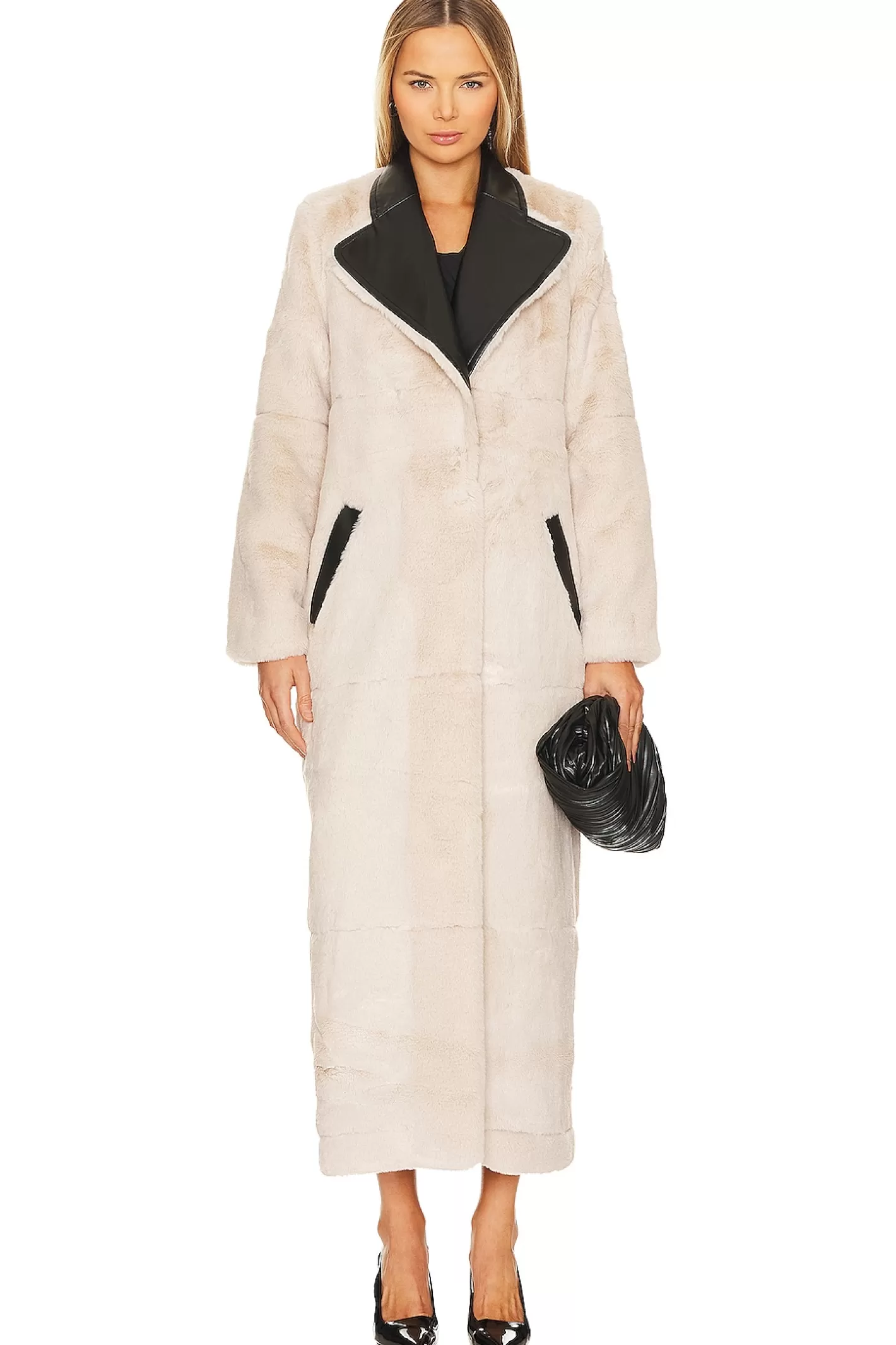 Laurence Faux Fur Coat>NBD Shop