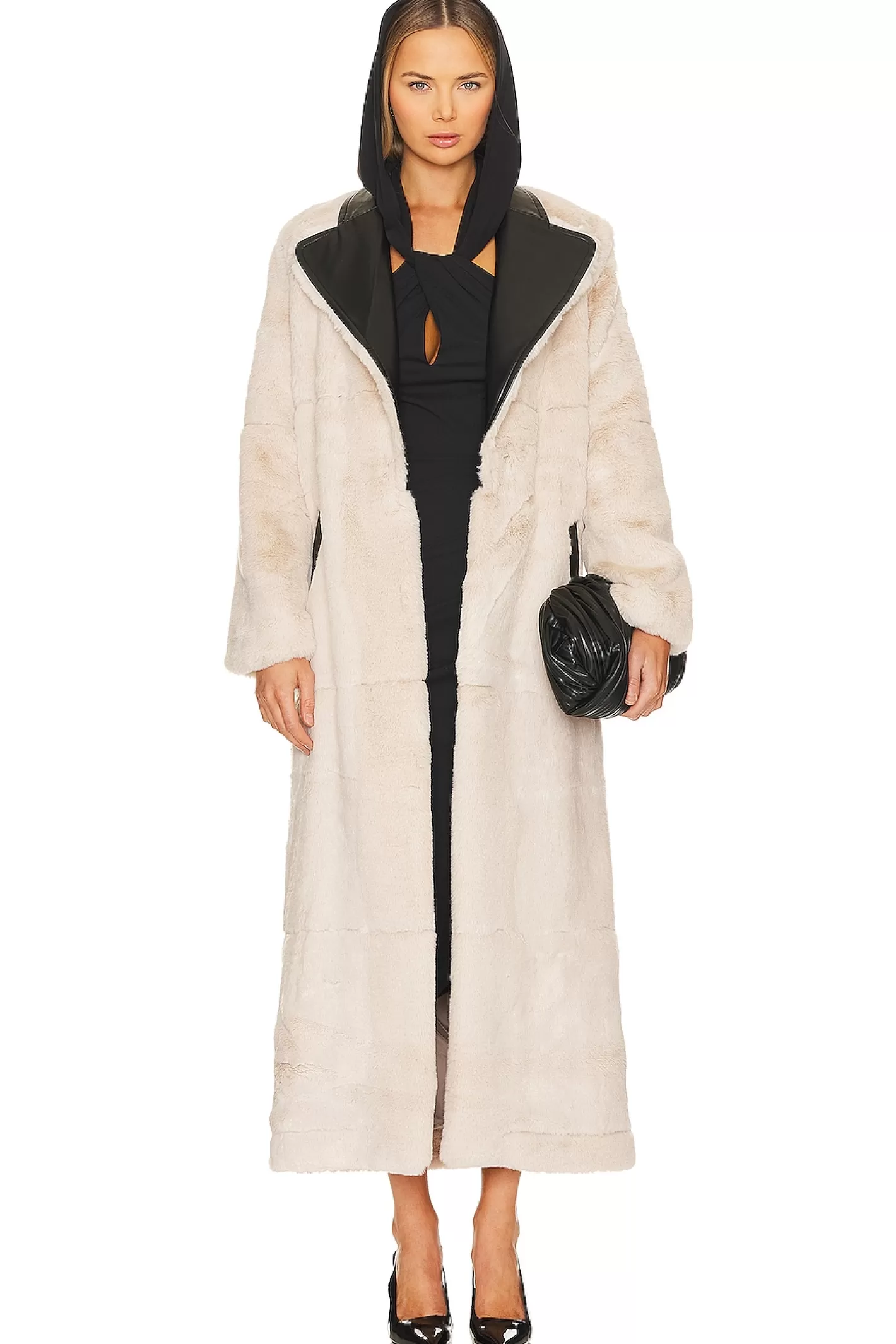 Laurence Faux Fur Coat>NBD Shop