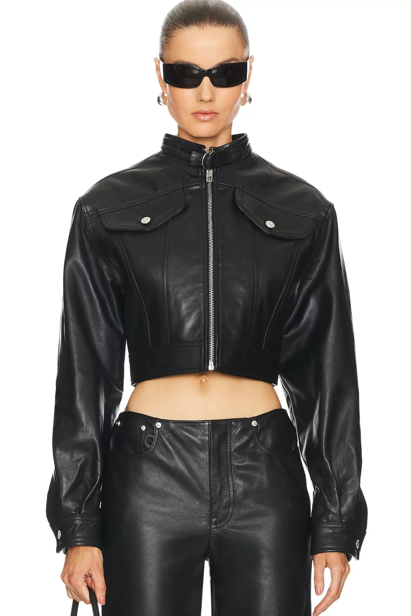 Leather Jacket>Moschino Jeans Online