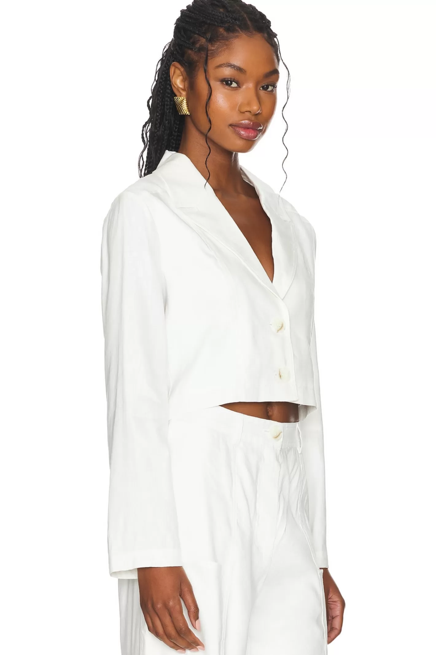 Leila Crop Blazer>Central Park West Best Sale