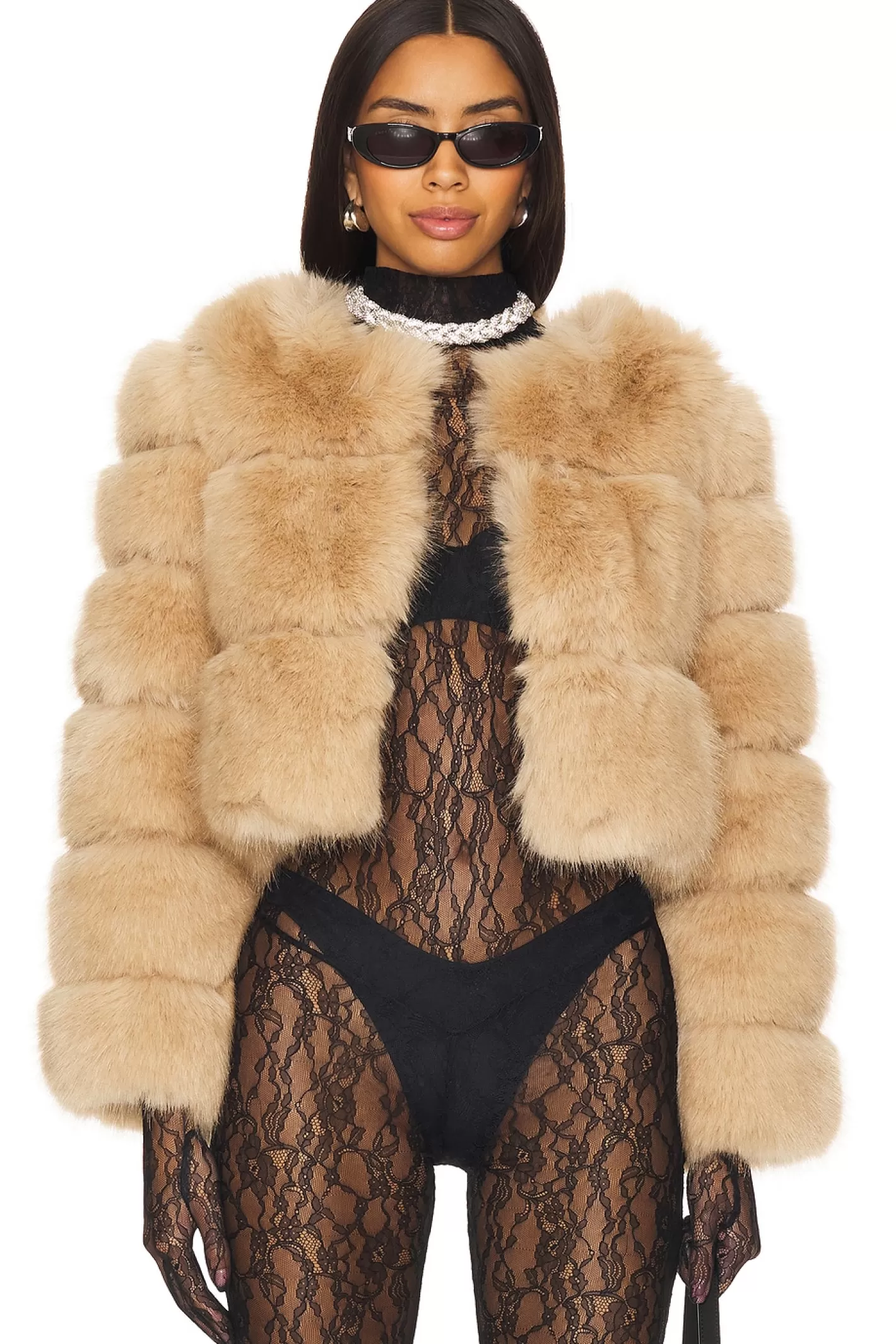 Liana Faux Fur Jacket>Line & Dot Flash Sale