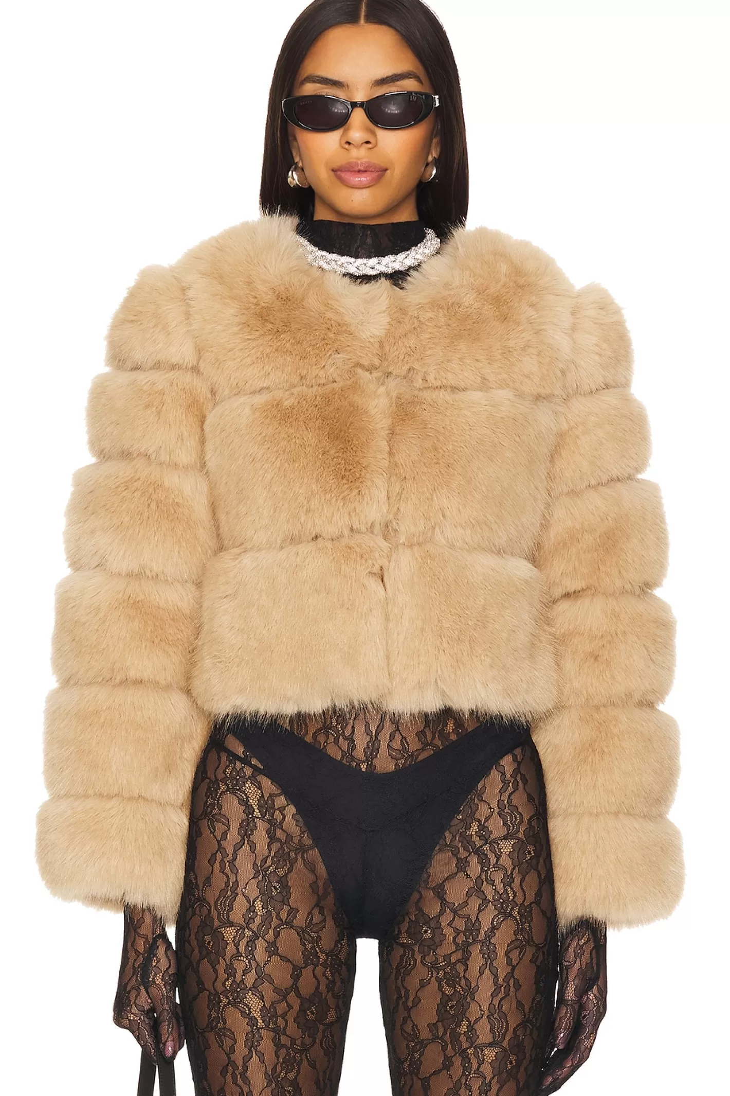 Liana Faux Fur Jacket>Line & Dot Flash Sale