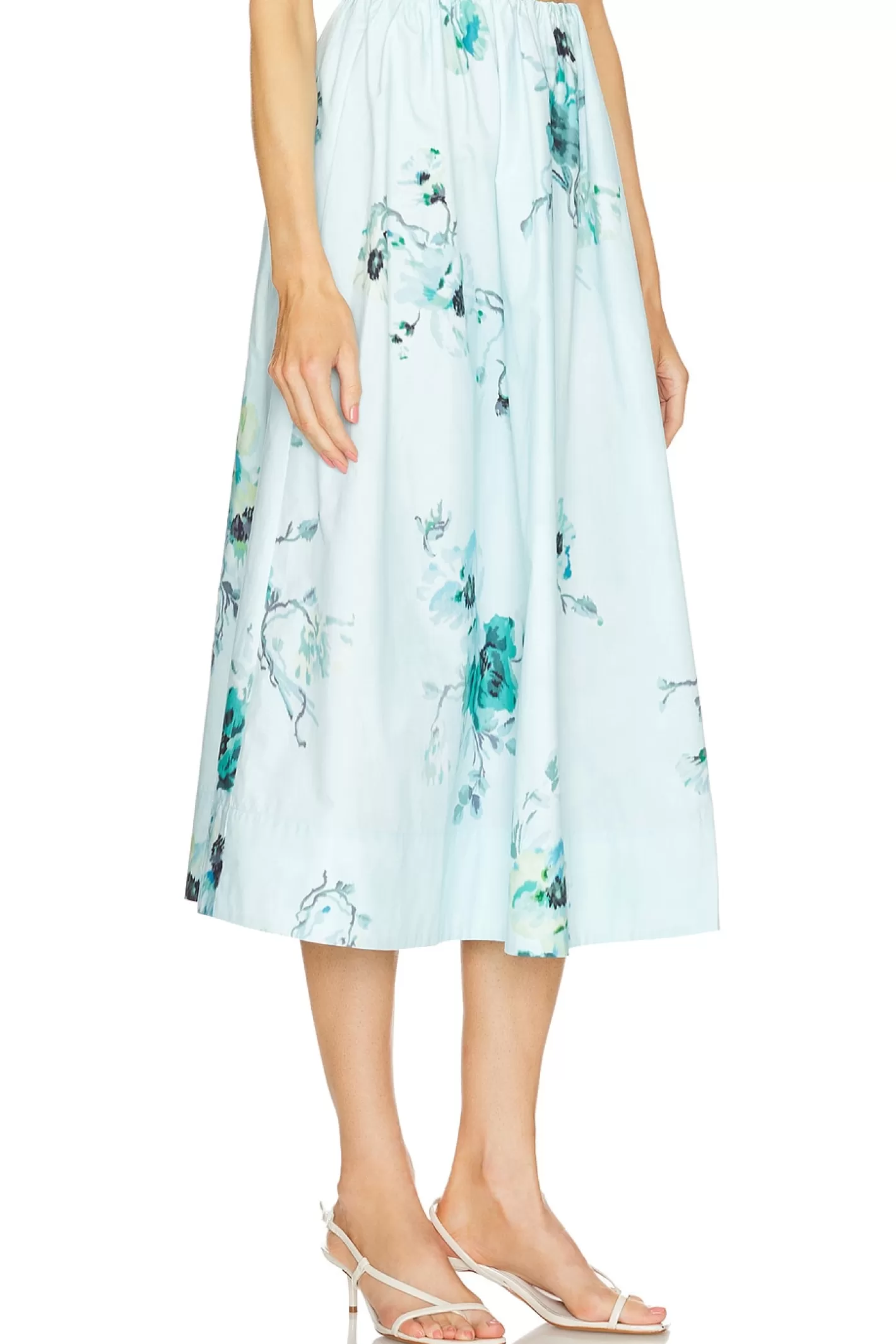 Lightburst Gathered Midi Skirt>Zimmermann Flash Sale