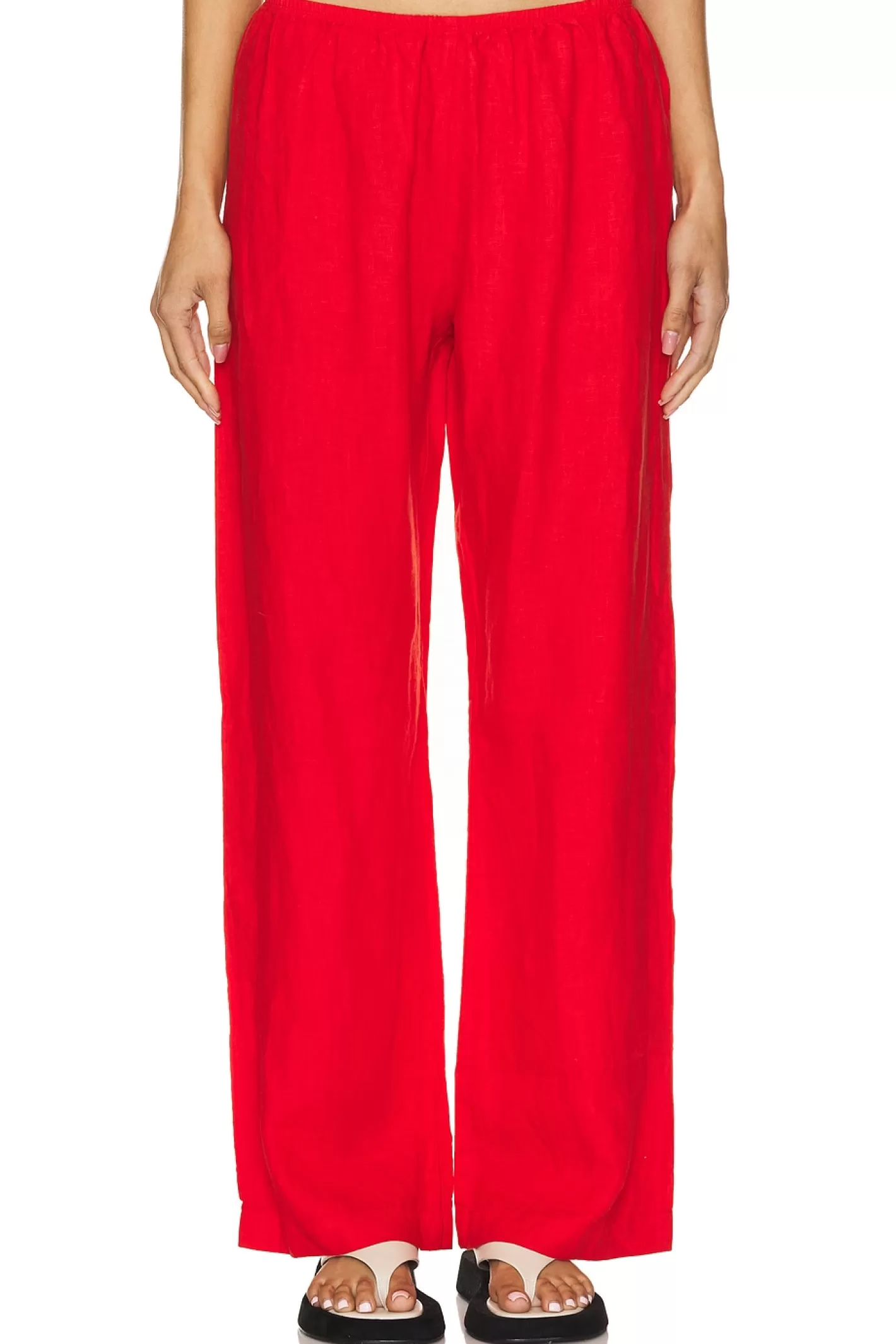 Linen Simple Pant>DONNI. Cheap