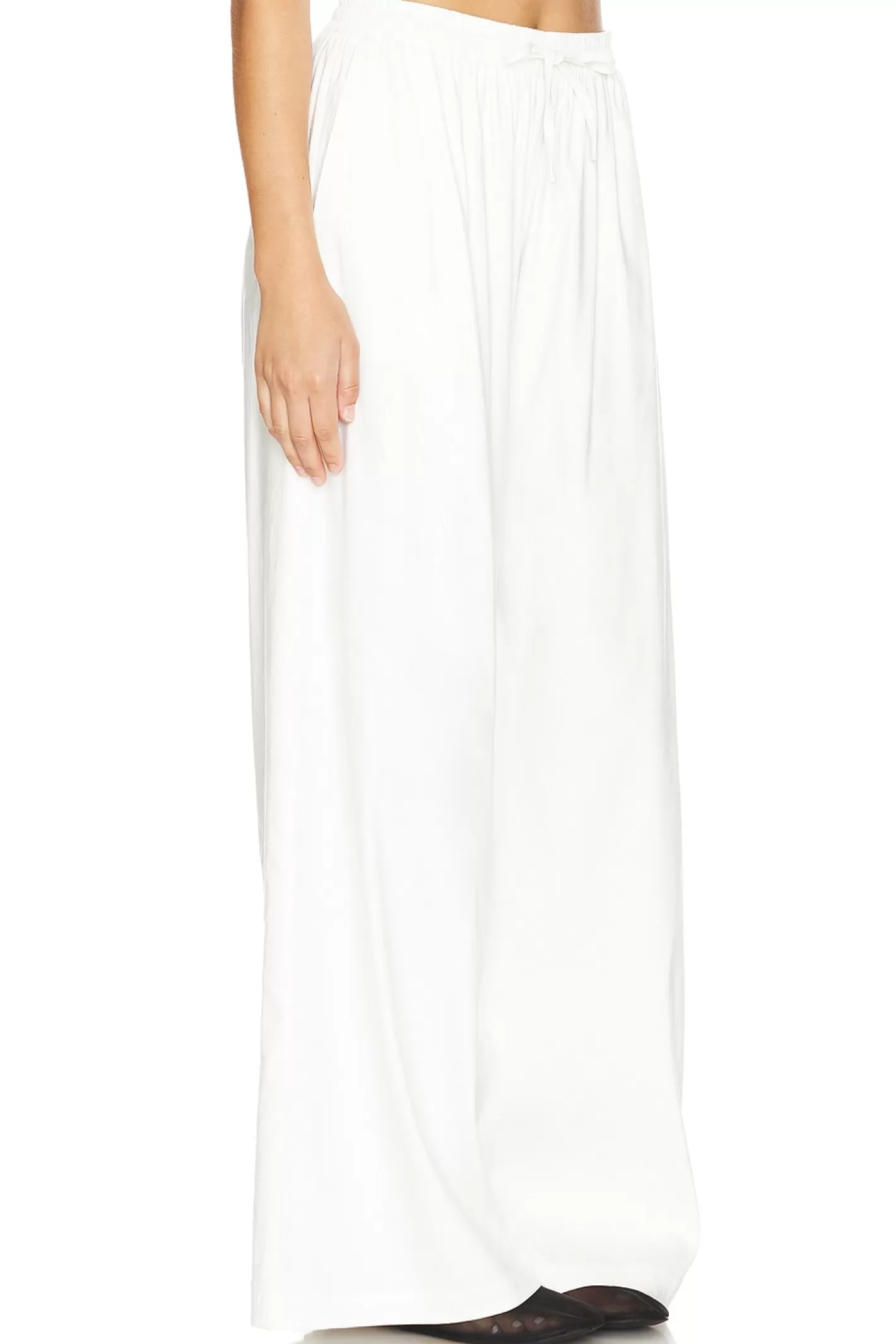 Linen Wide Leg Pant>MONROW Flash Sale