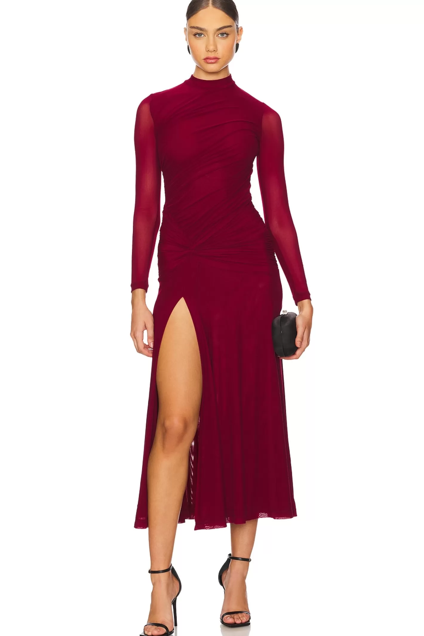 Liyana Ruched Mesh Dress>Bardot Best