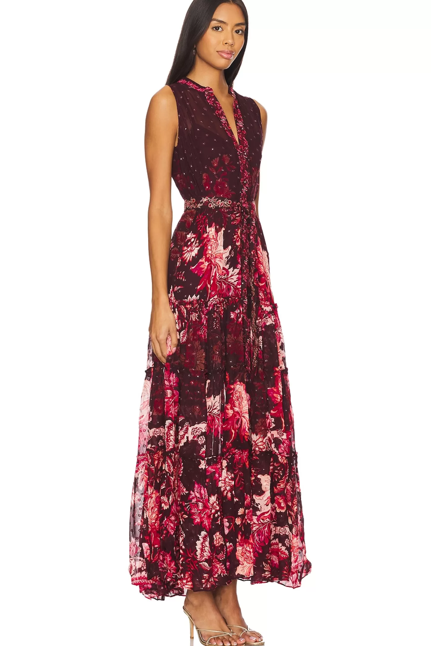 Long Dress With Tie Up Belt>HEMANT AND NANDITA Discount