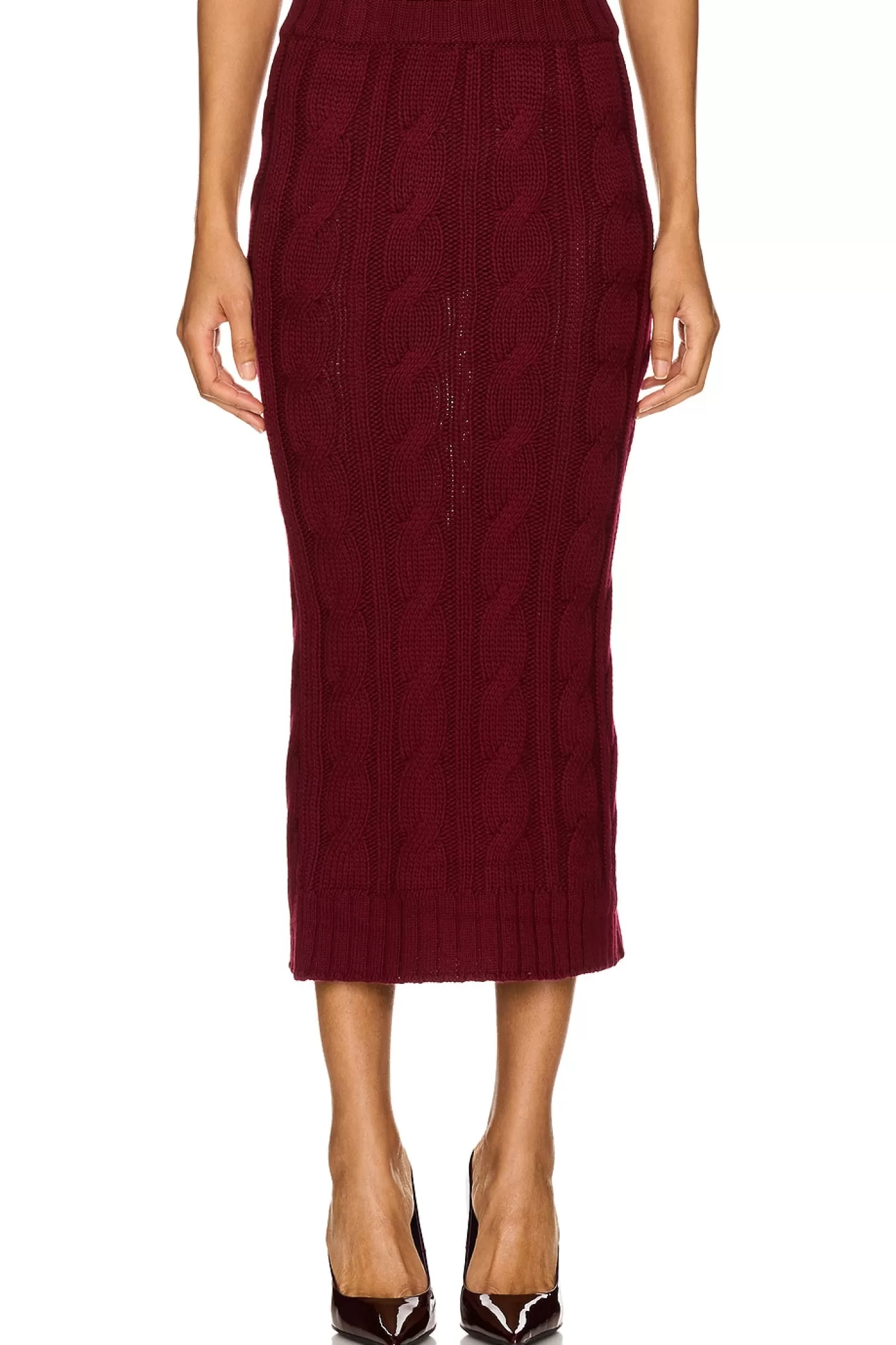 Long Knit Skirt>Rowen Rose Best Sale