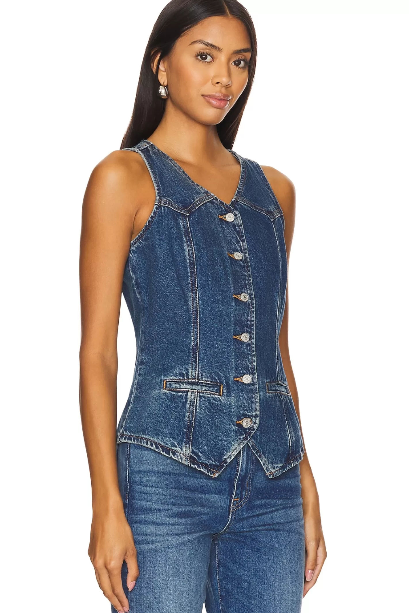 Longline Denim Vest>LEVI'S Best