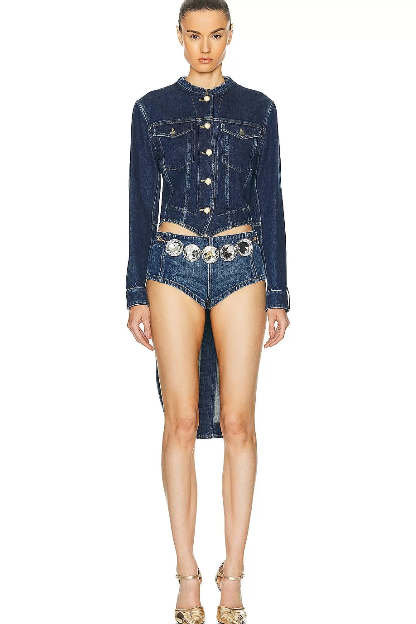 Louis Vuitton Denim Tail Jacket>FWRD Renew Store