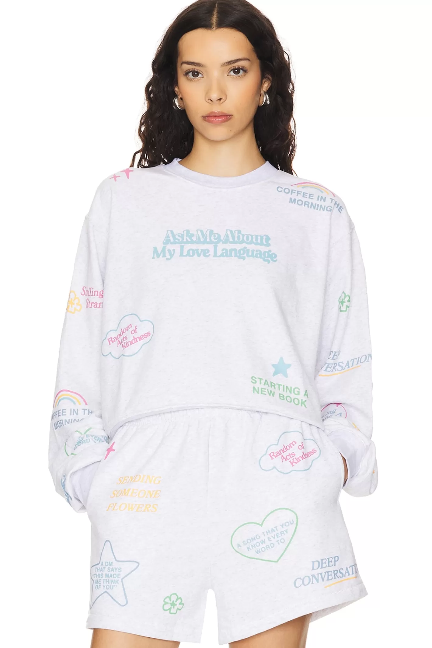 Love Languages Crewneck>The Mayfair Group Clearance