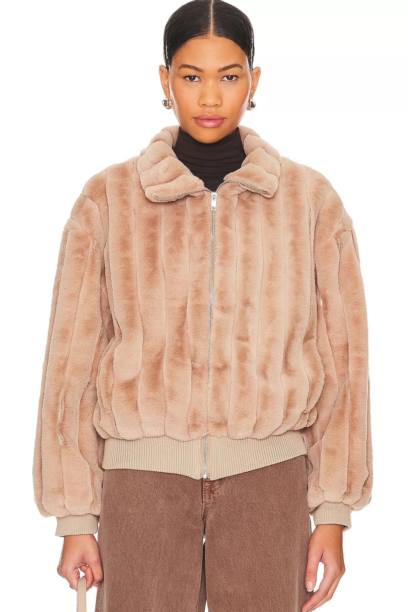 Lux Faux Fur Jacket>Line & Dot Store