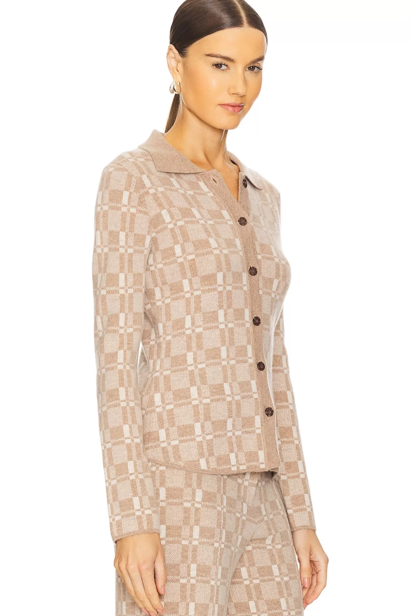 Luxe Plaid Jacquard Collared Button Up>NAADAM Sale