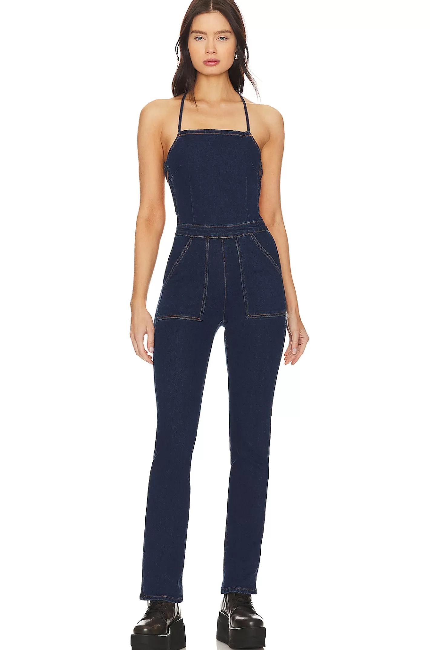 Macey Denim Jumpsuit>superdown Flash Sale