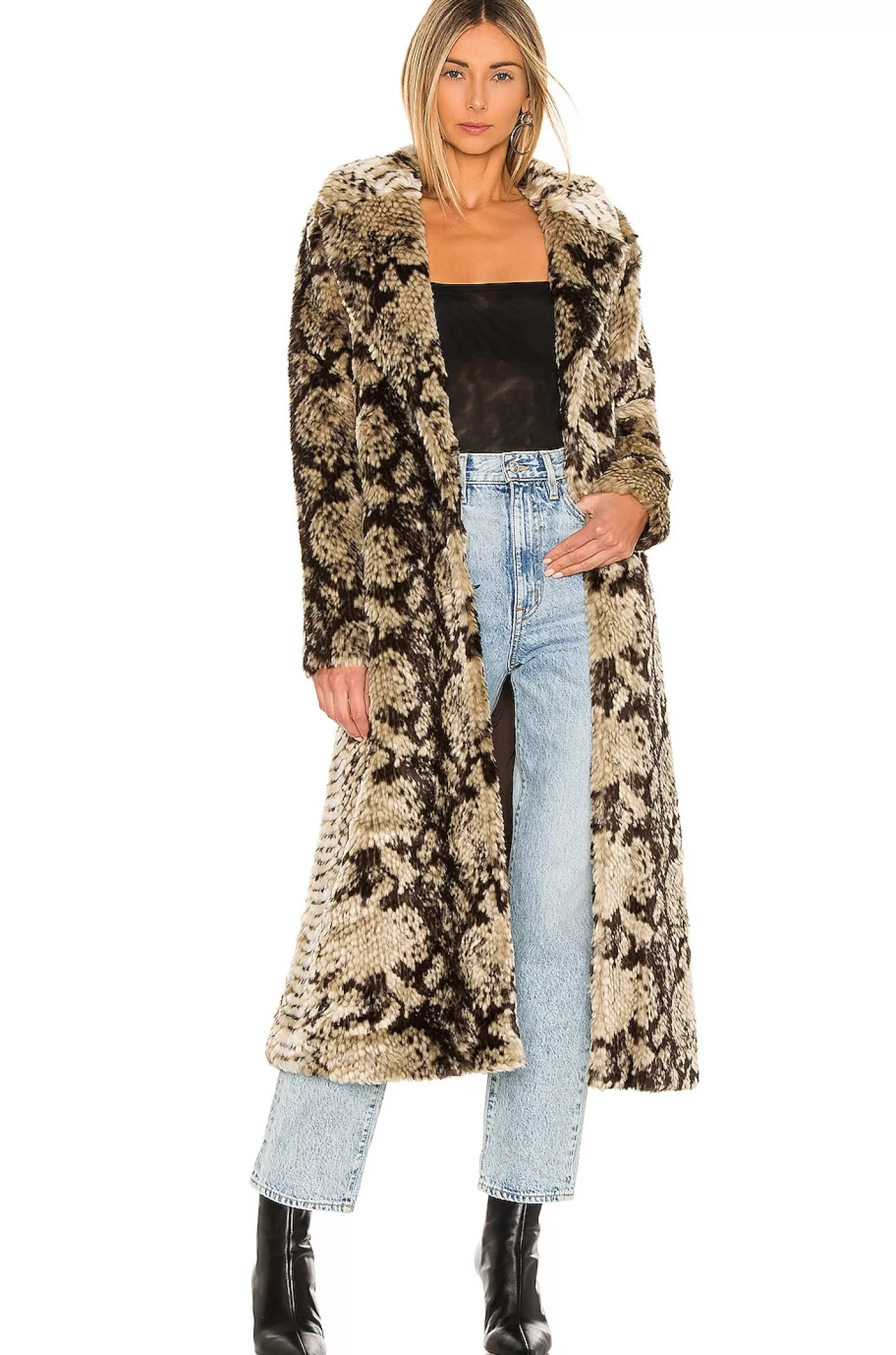 Madam Grace Faux Fur Coat>Unreal Fur Cheap