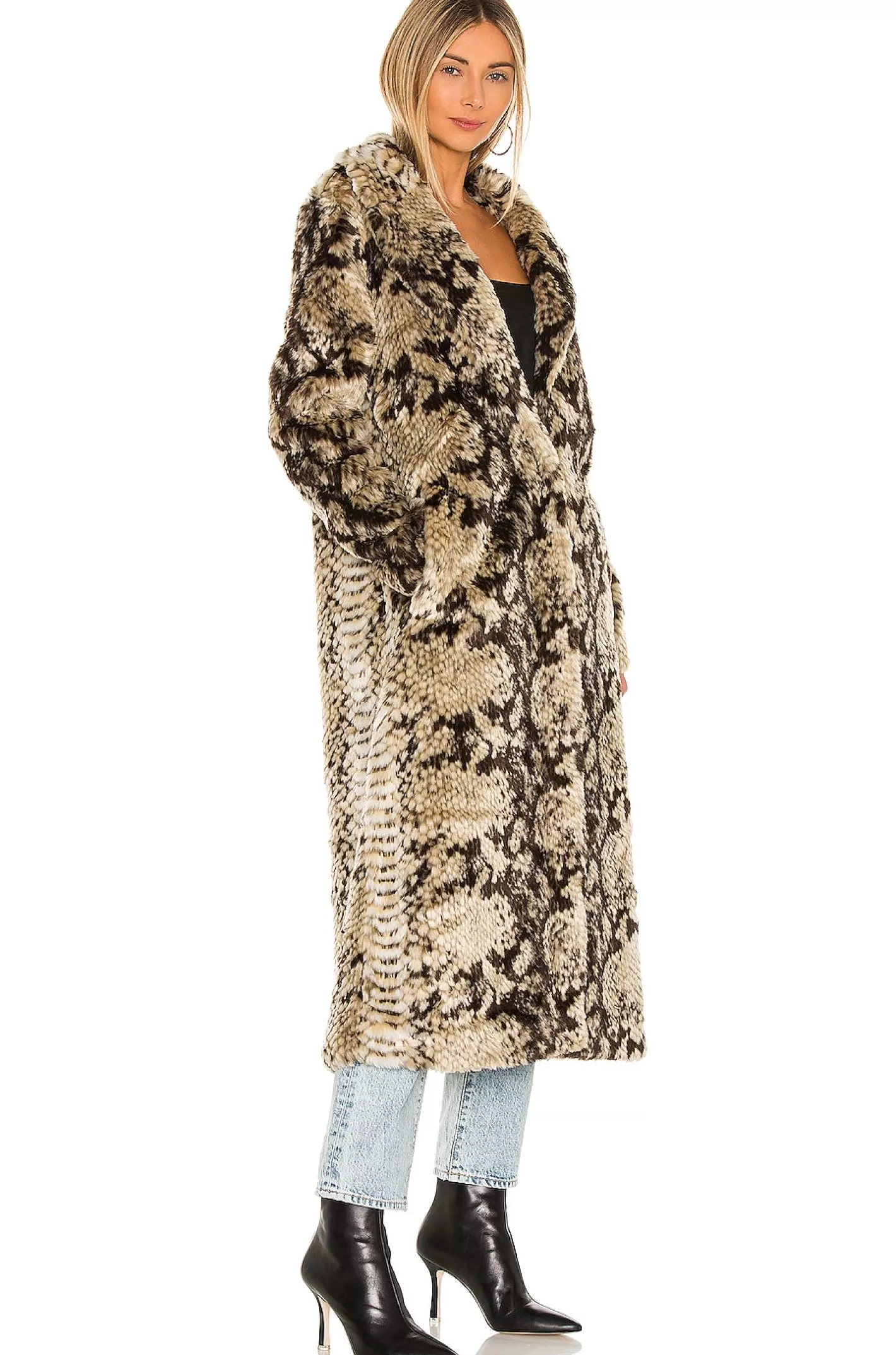 Madam Grace Faux Fur Coat>Unreal Fur Cheap