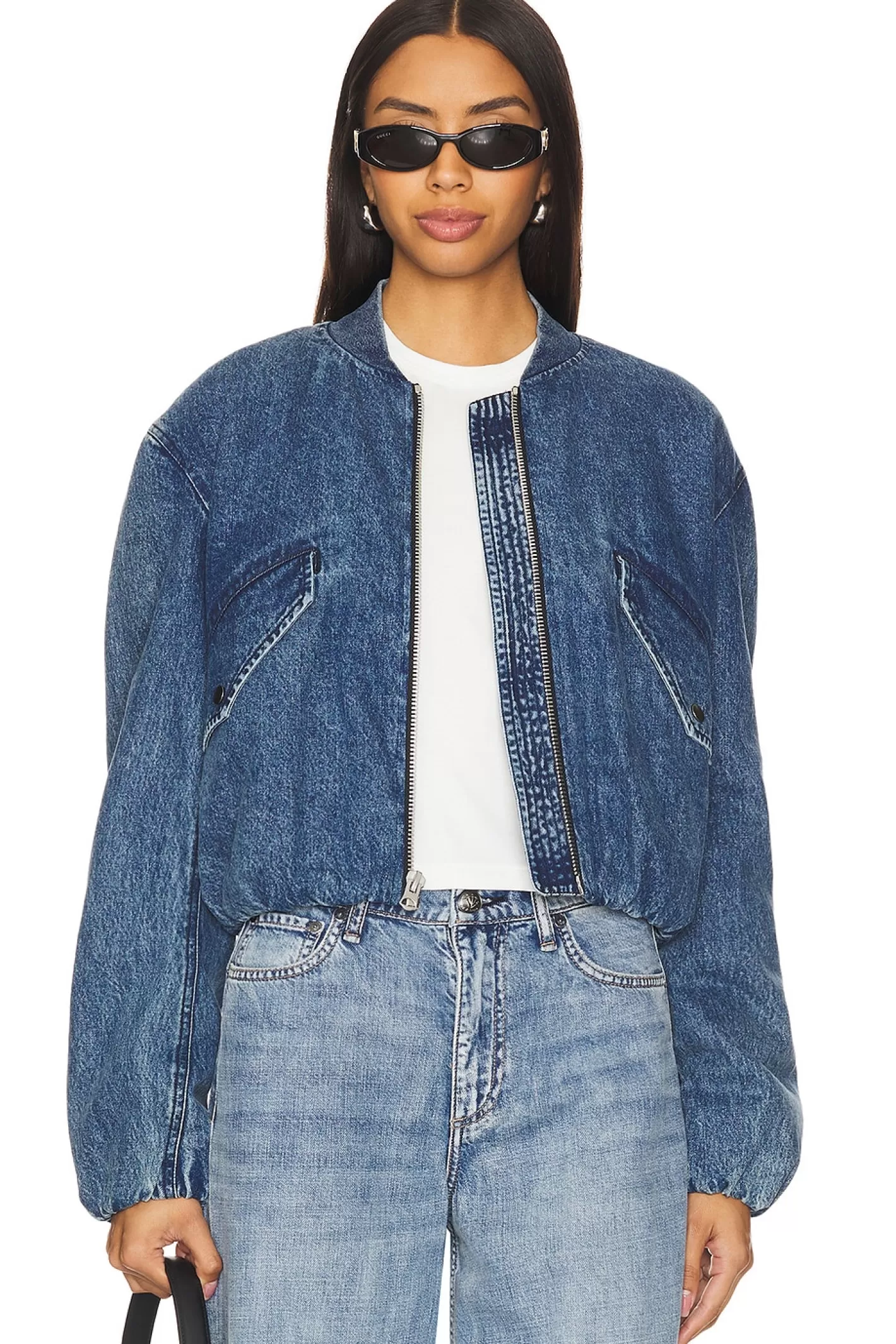 Maggie Cropped Bomber>Rag & Bone New